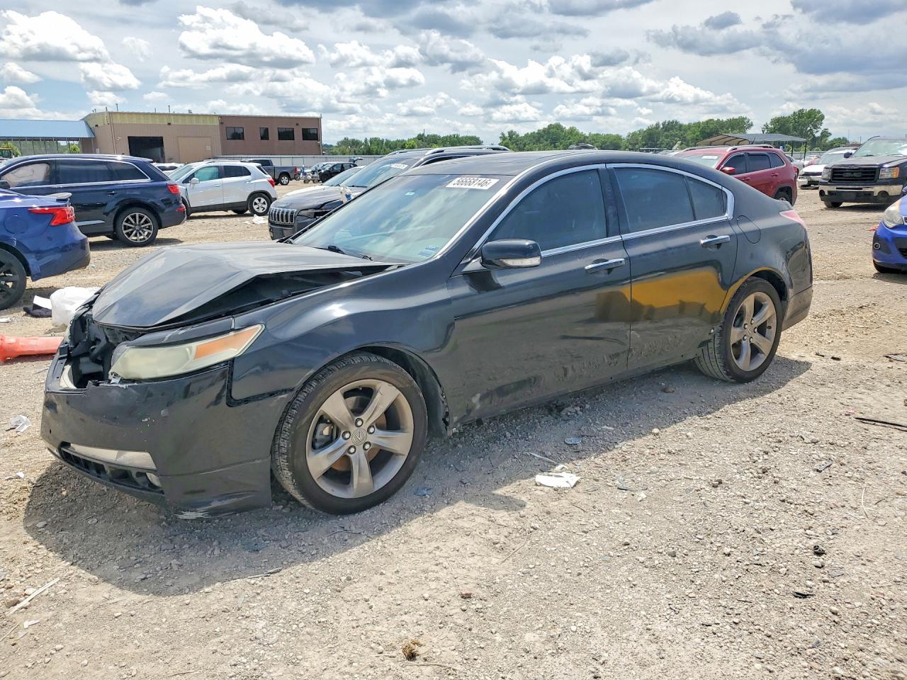 2011 Acura Tl Черный vin: 19UUA8F59BA007558