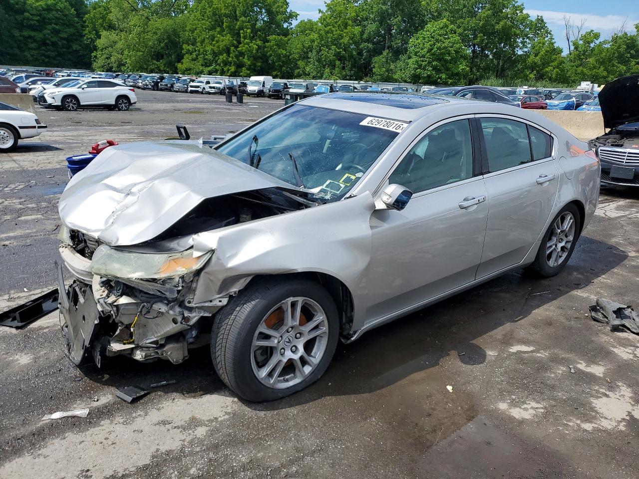 2011 Acura Tl Silver vin: 19UUA8F59BA009228