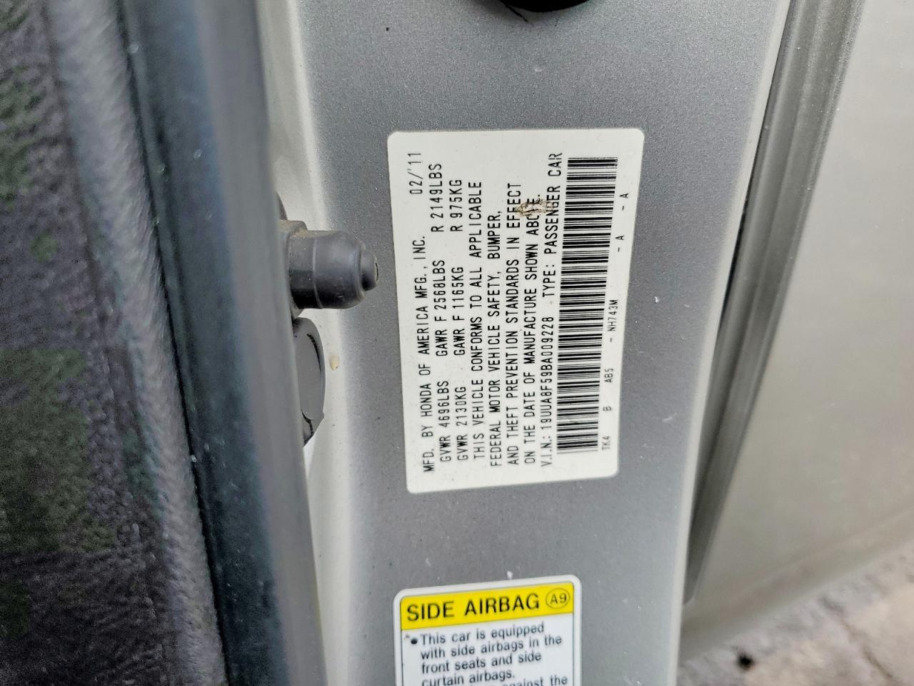2011 Acura Tl Silver vin: 19UUA8F59BA009228
