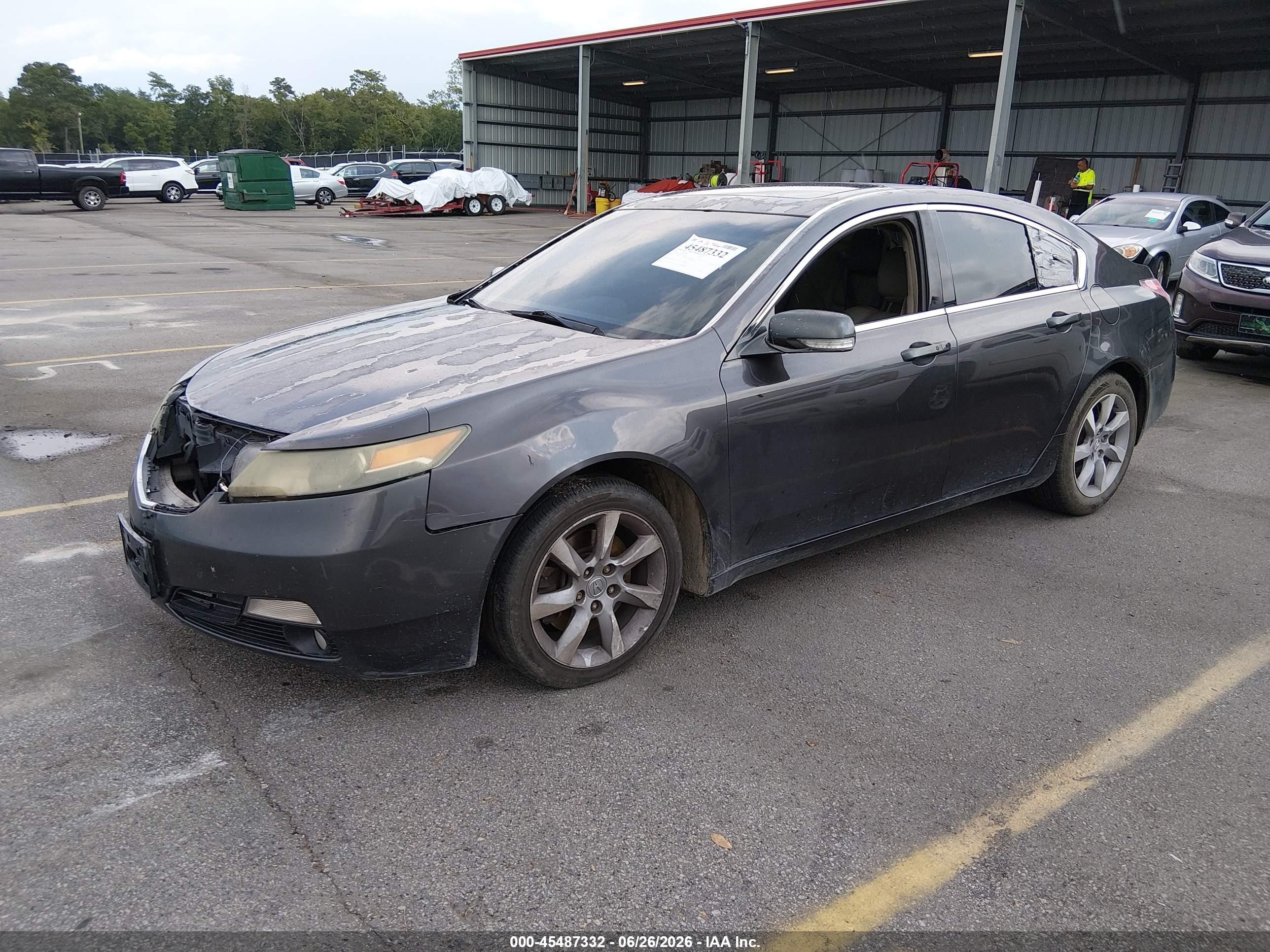2012 Acura Tl 3.5 Gray vin: 19UUA8F59CA000787