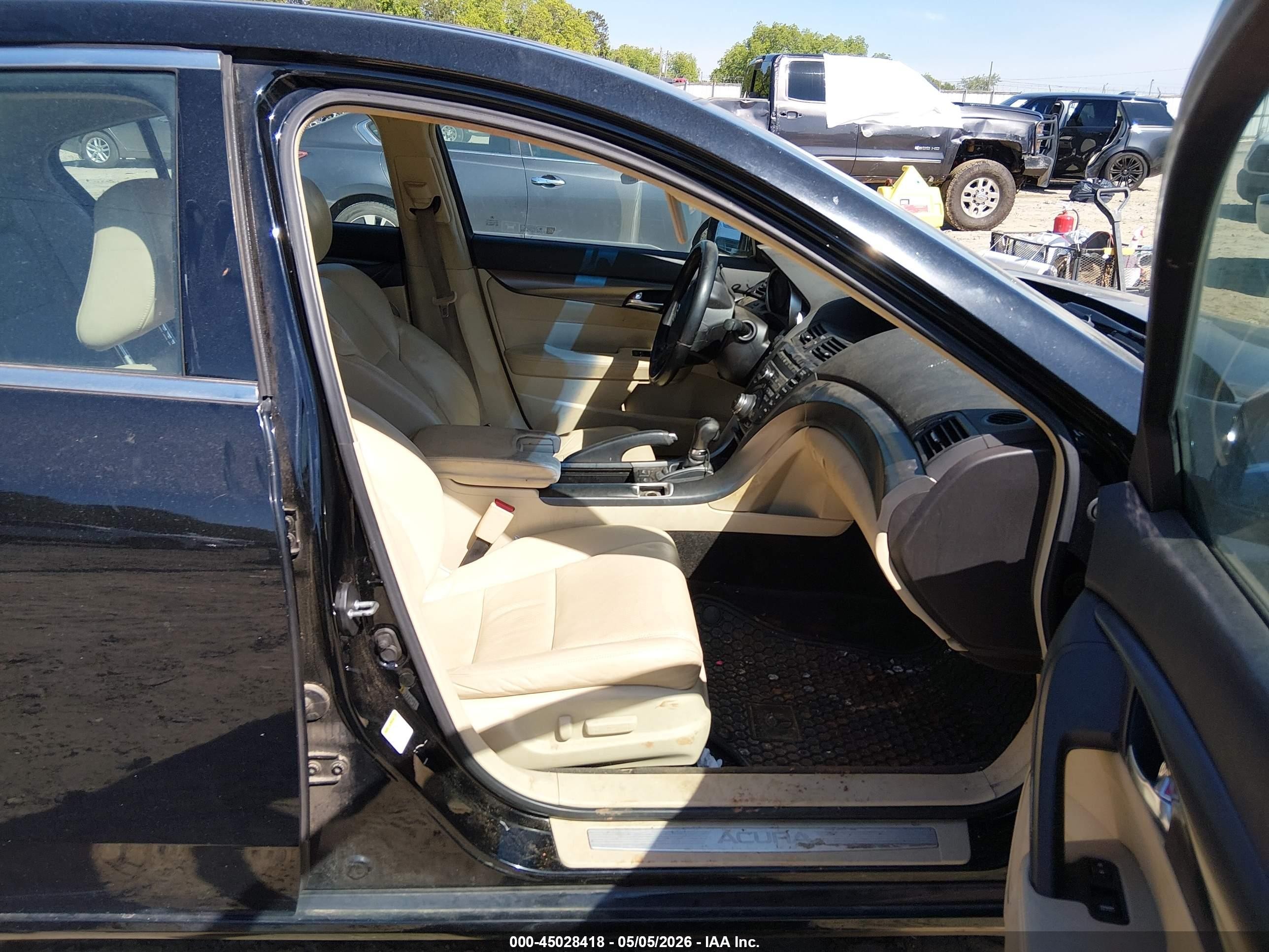 2012 Acura Tl 3.5 Black vin: 19UUA8F59CA006931
