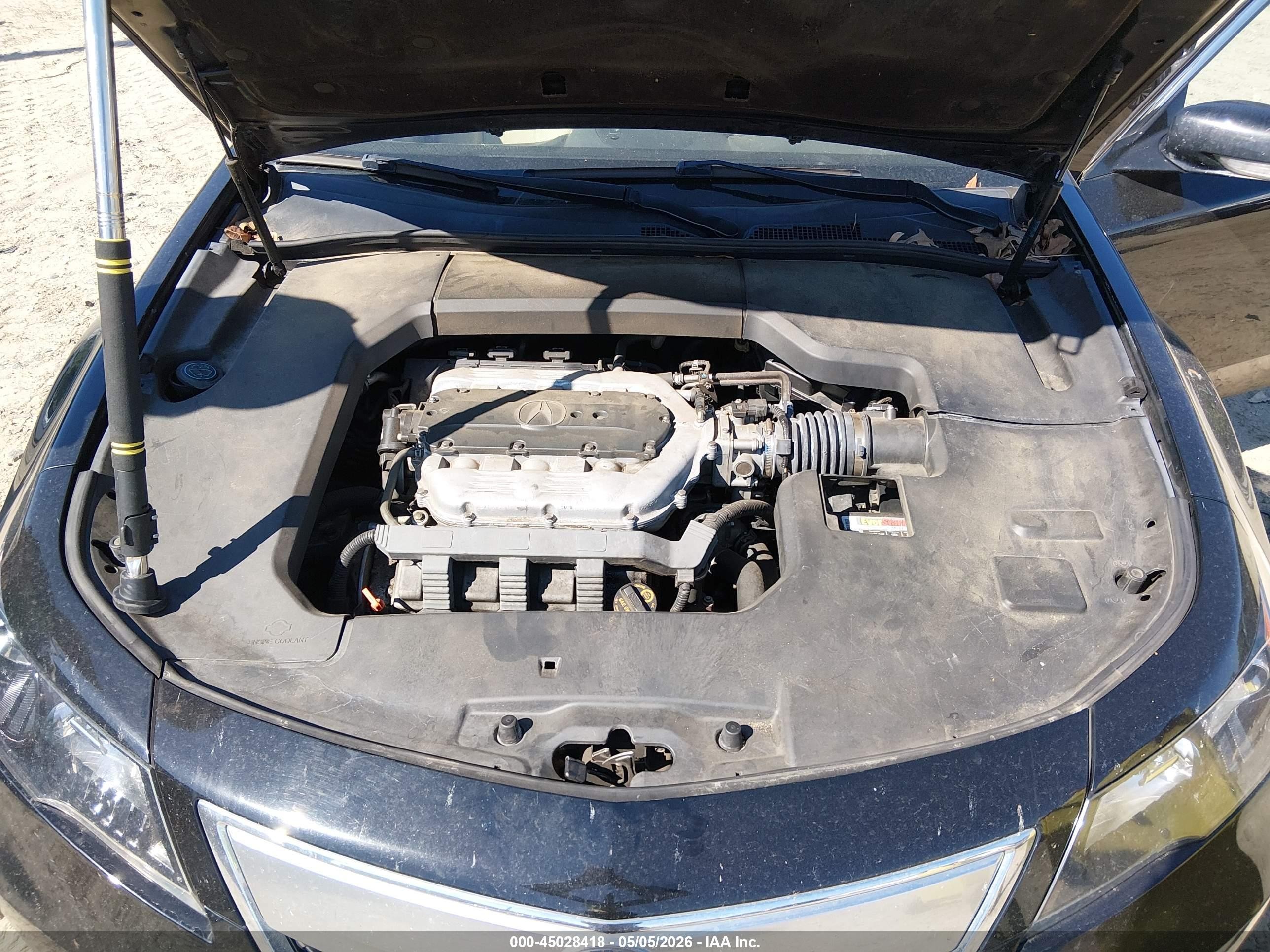 2012 Acura Tl 3.5 Black vin: 19UUA8F59CA006931