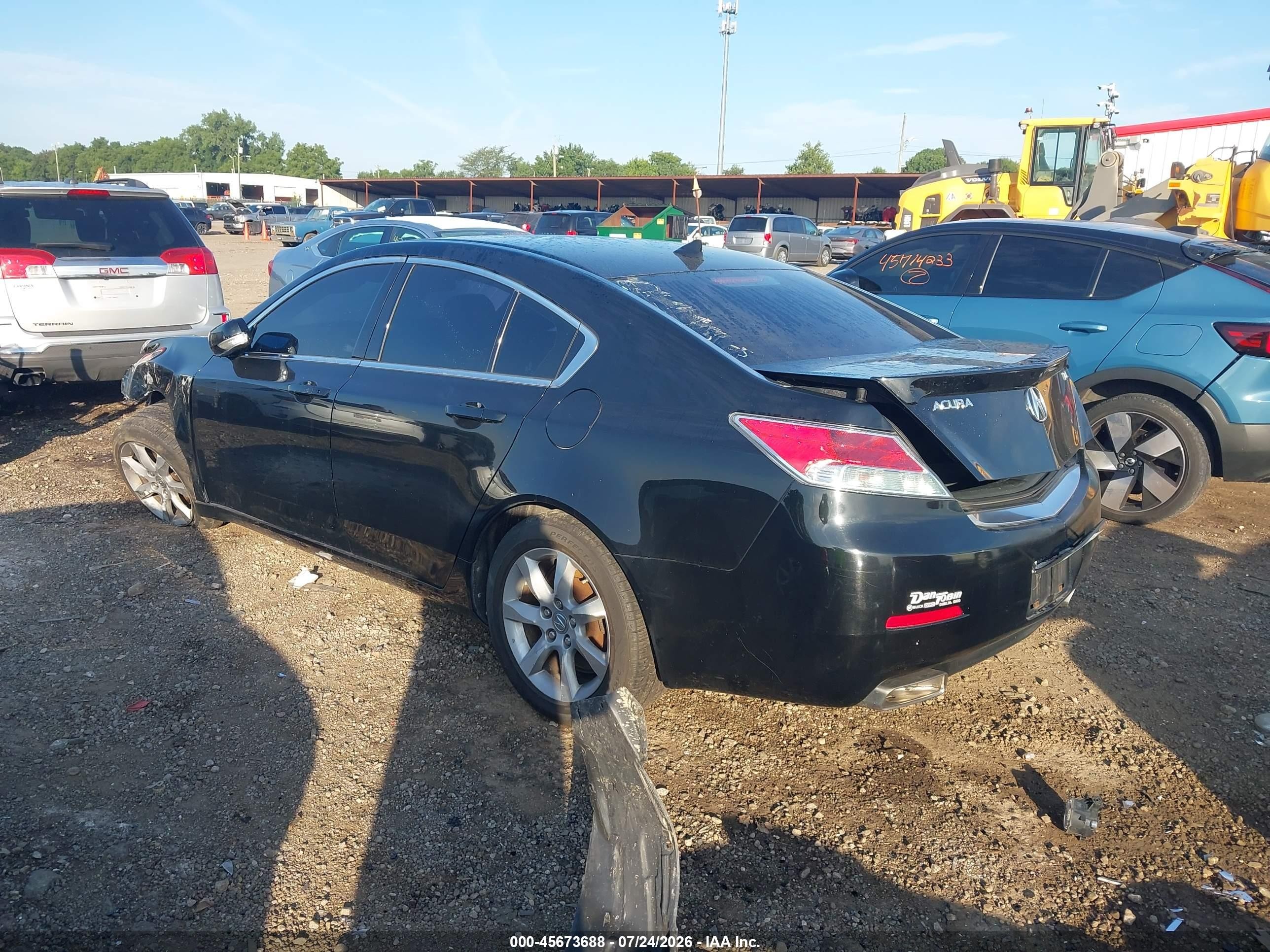 2012 Acura Tl 3.5 Black vin: 19UUA8F59CA014933