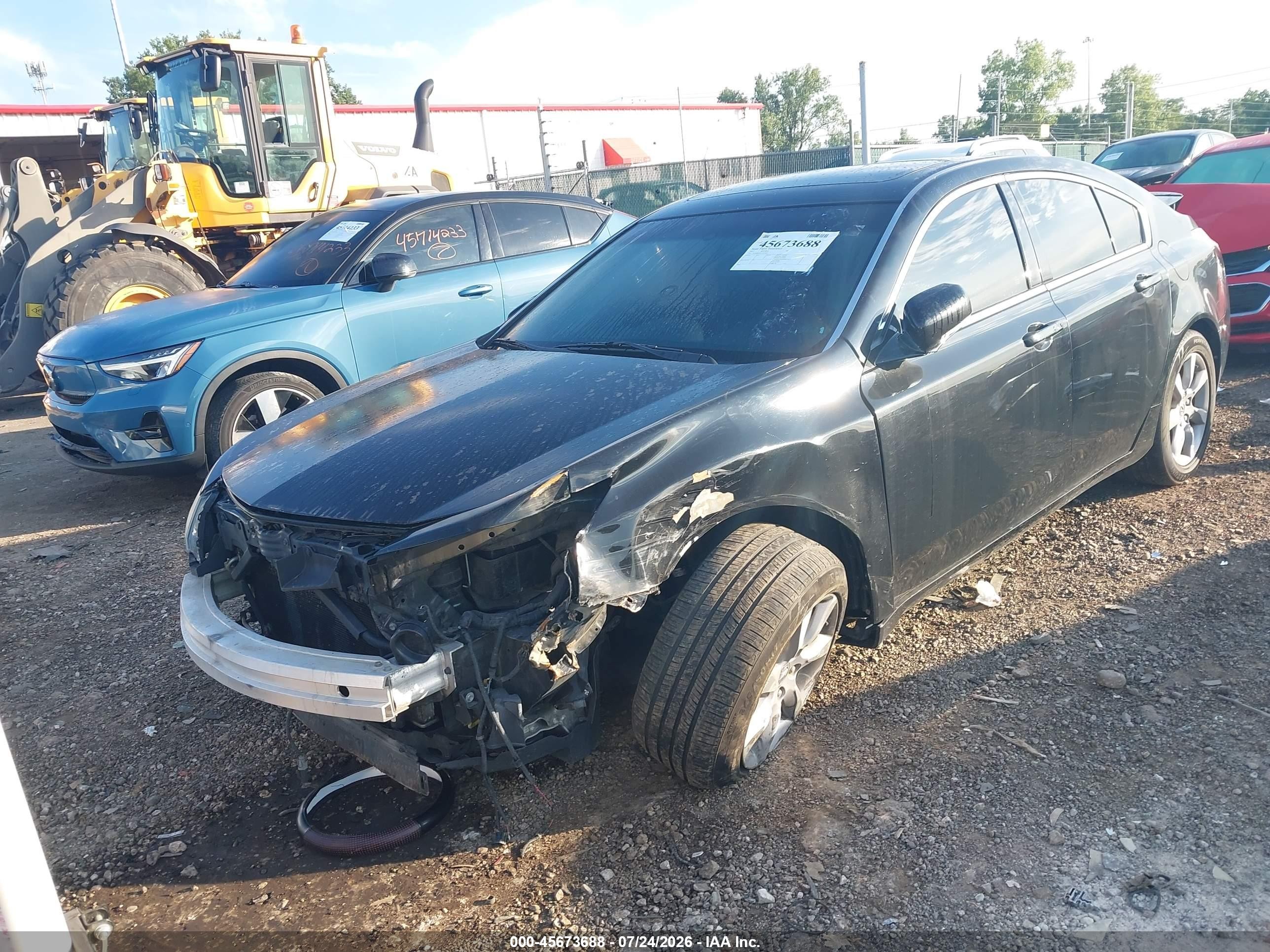 2012 Acura Tl 3.5 Black vin: 19UUA8F59CA014933