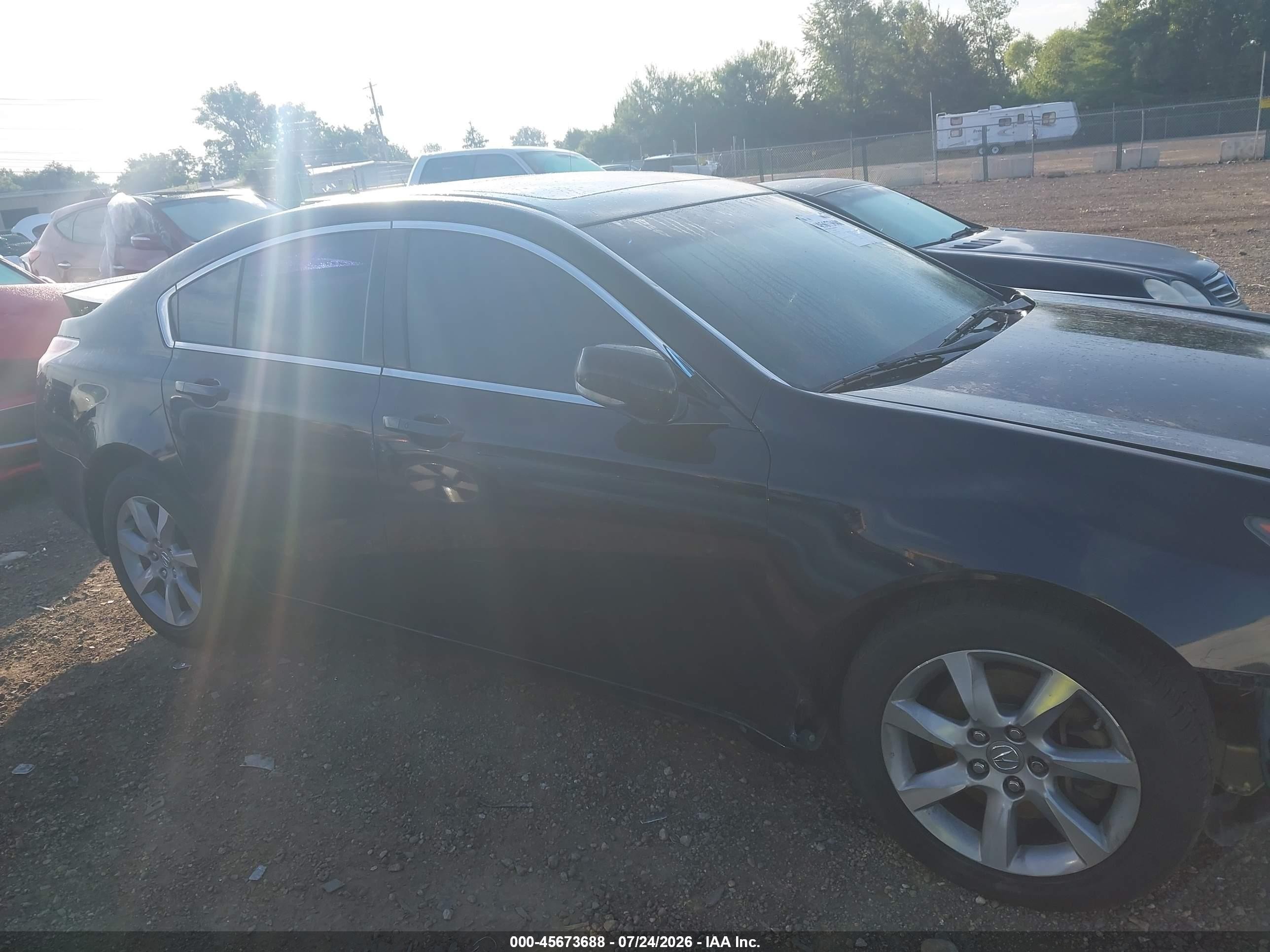 2012 Acura Tl 3.5 Black vin: 19UUA8F59CA014933
