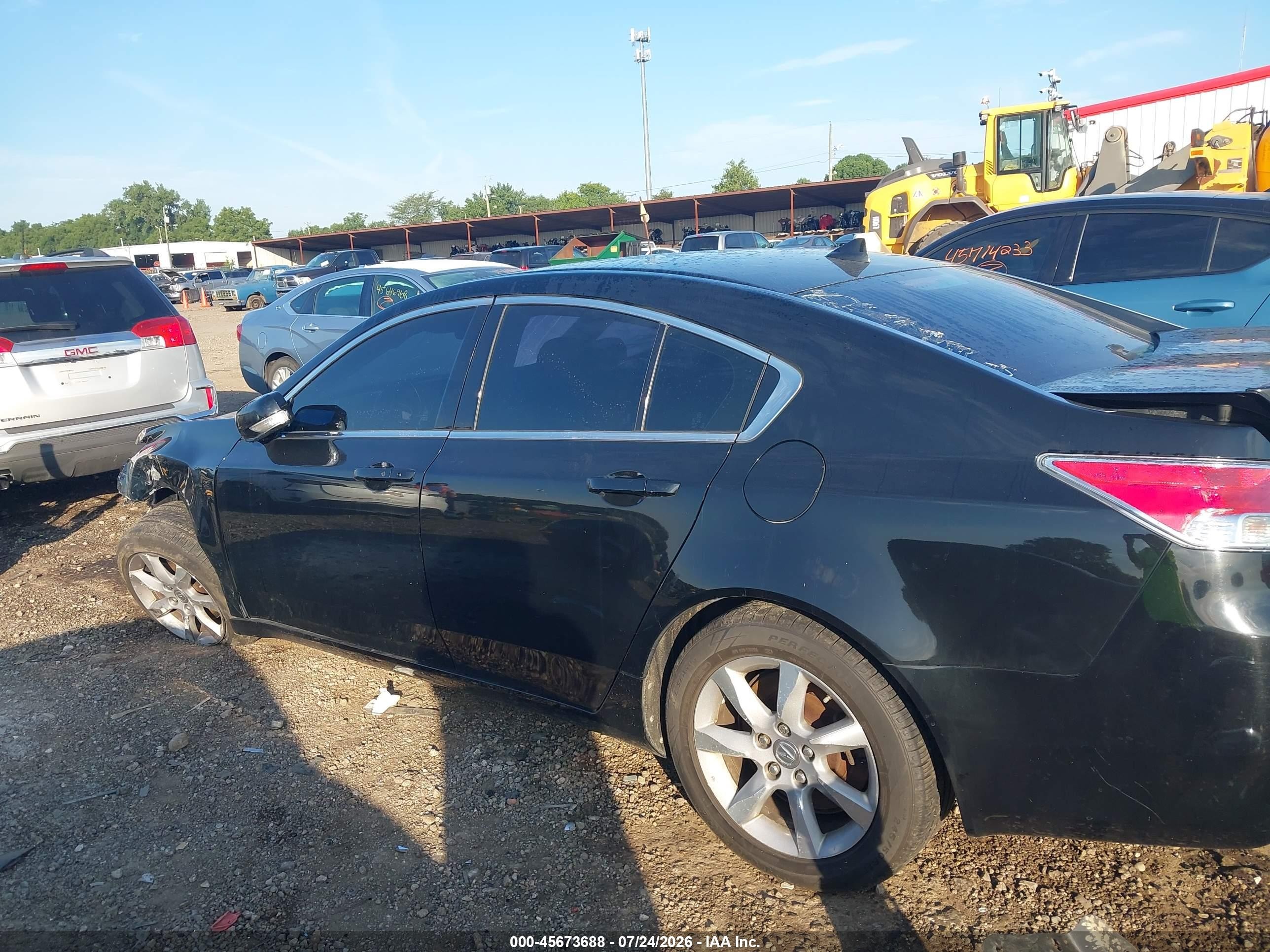 2012 Acura Tl 3.5 Black vin: 19UUA8F59CA014933