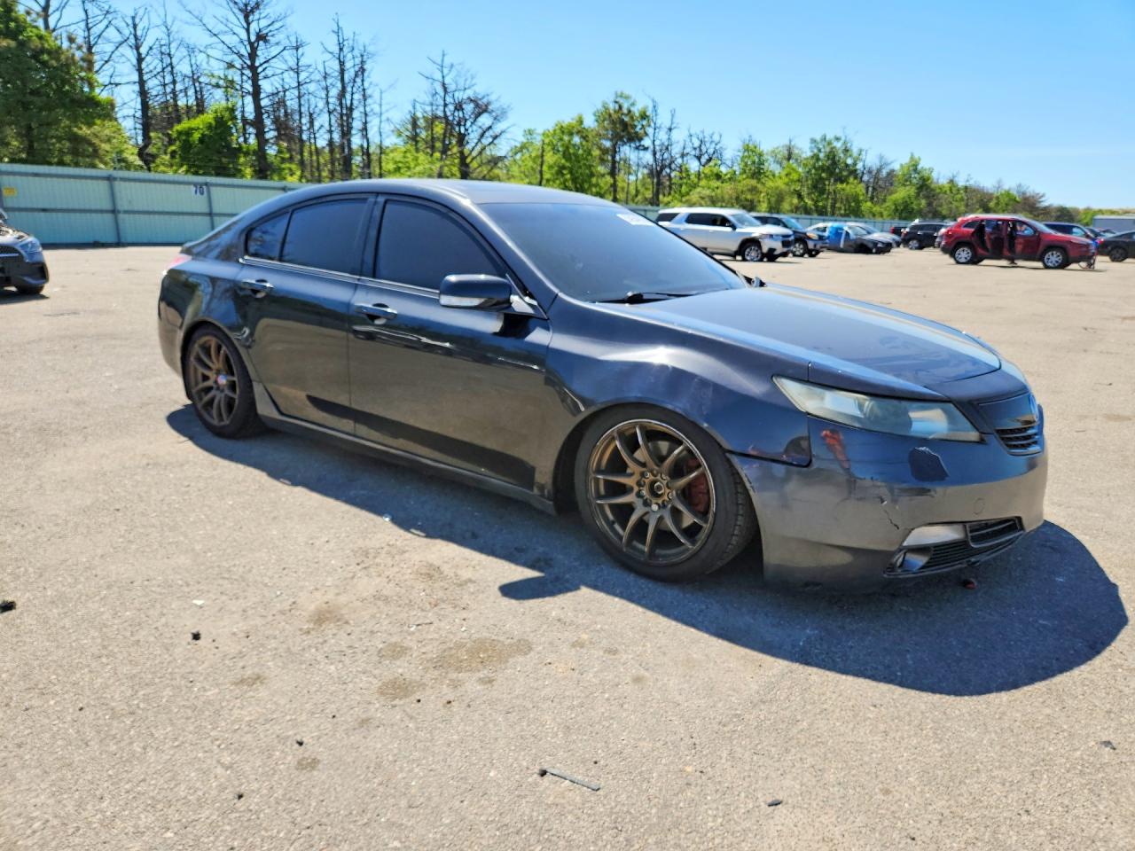 2012 Acura Tl Black vin: 19UUA8F59CA019775
