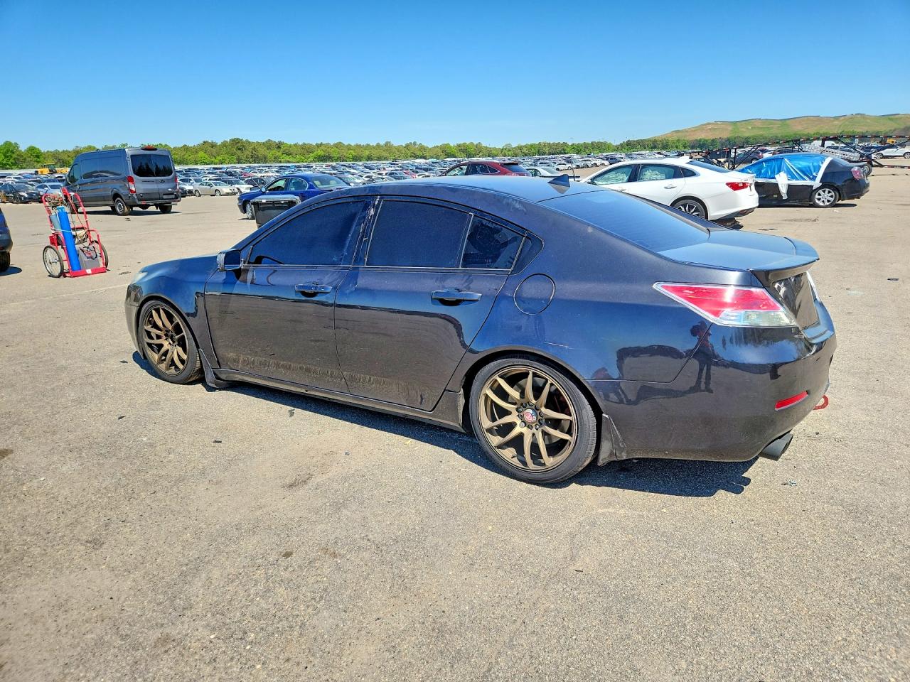 2012 Acura Tl Black vin: 19UUA8F59CA019775