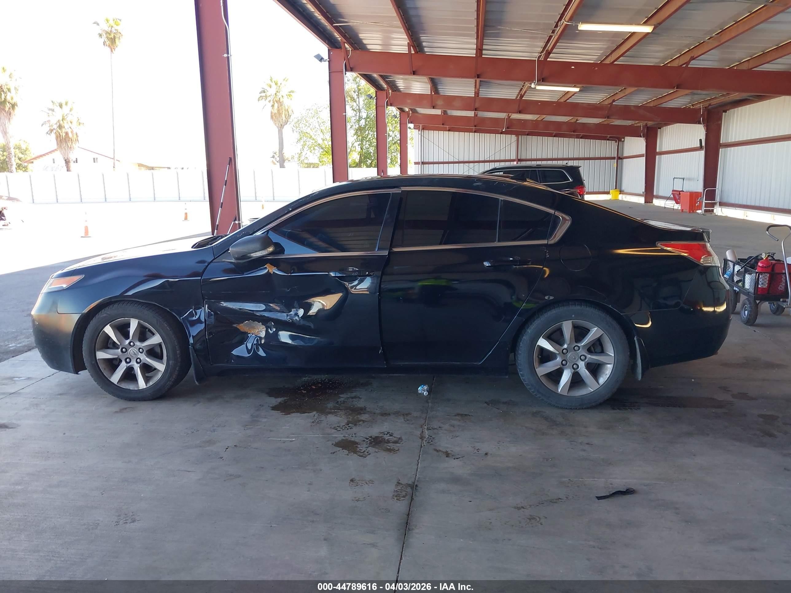 2012 Acura Tl 3.5 Черный vin: 19UUA8F59CA025320
