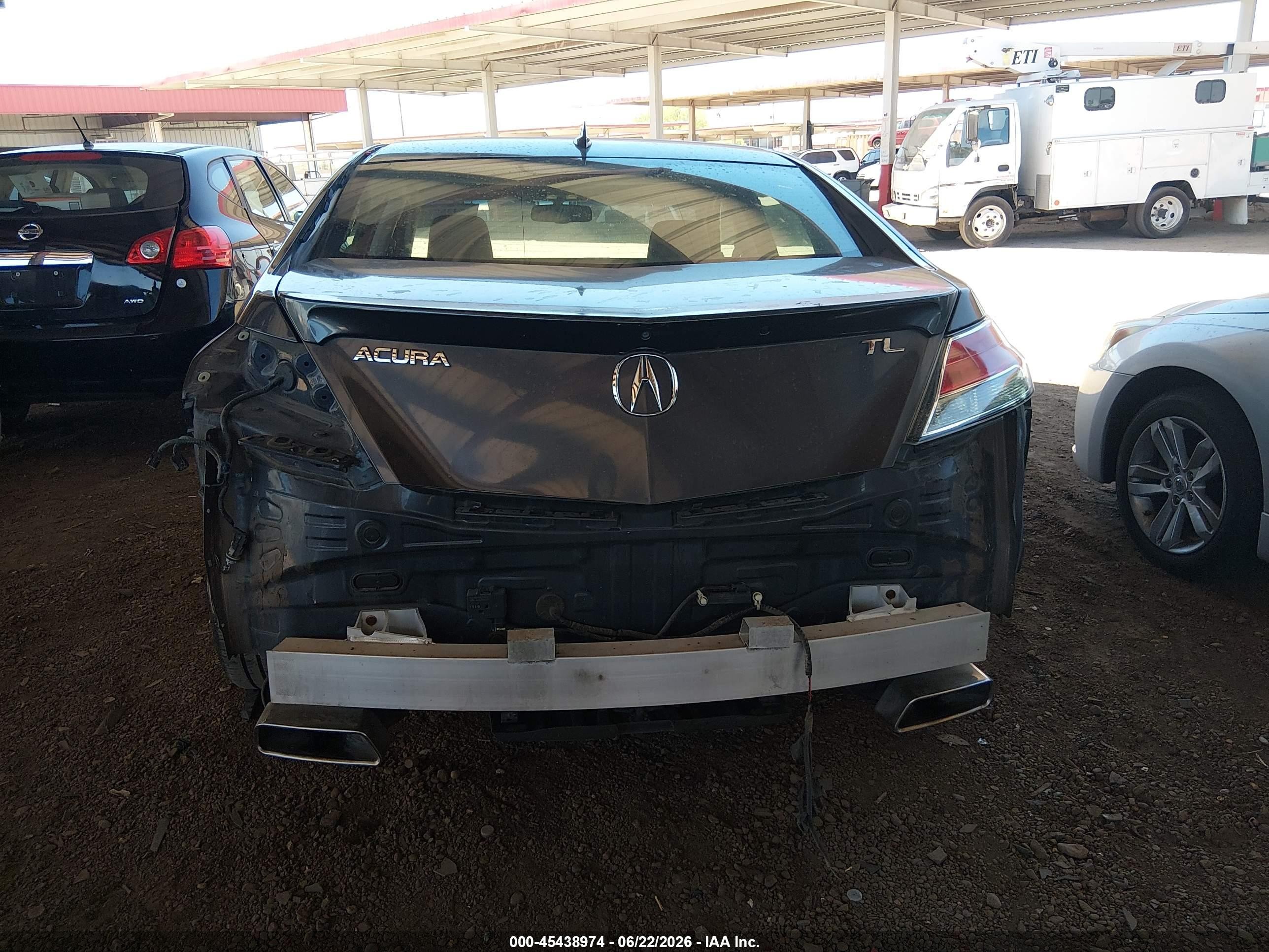 2012 Acura Tl 3.5 Gray vin: 19UUA8F59CA026015