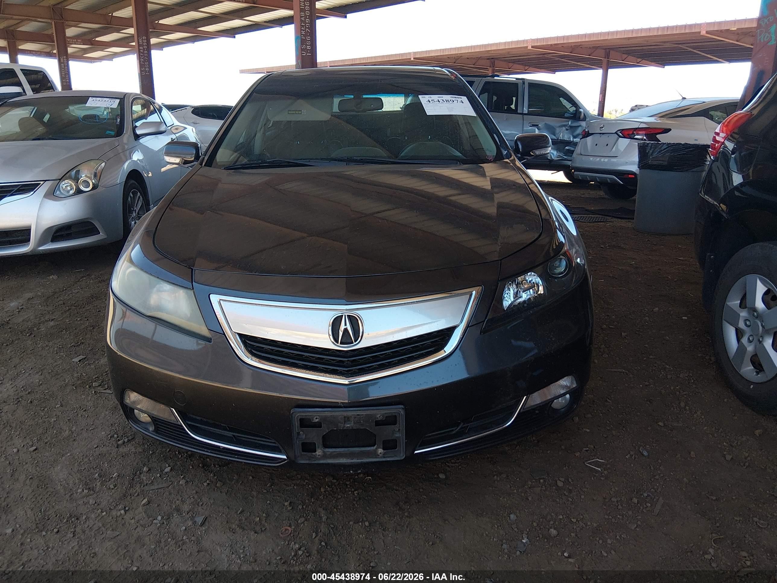 2012 Acura Tl 3.5 Gray vin: 19UUA8F59CA026015