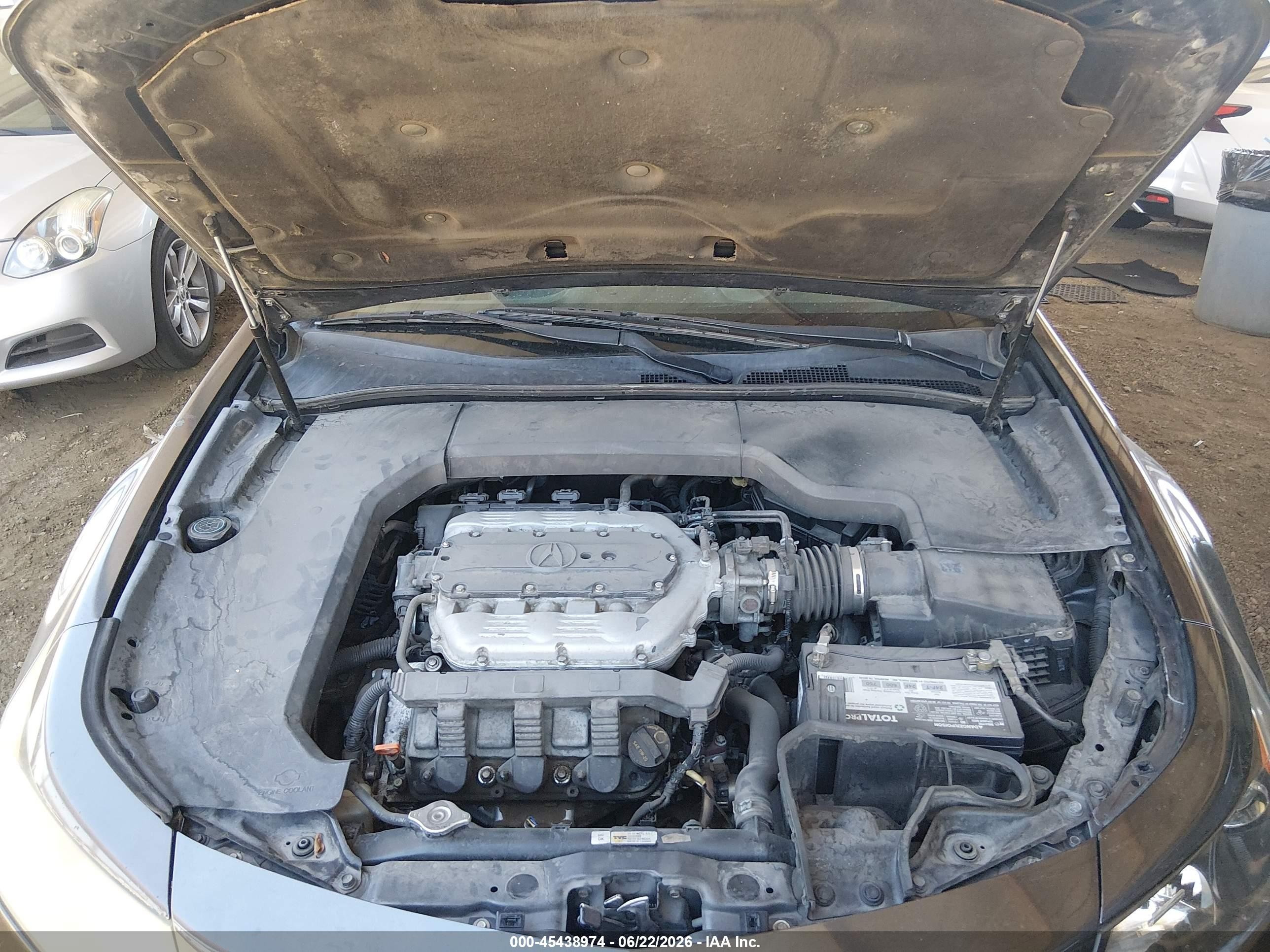 2012 Acura Tl 3.5 Gray vin: 19UUA8F59CA026015