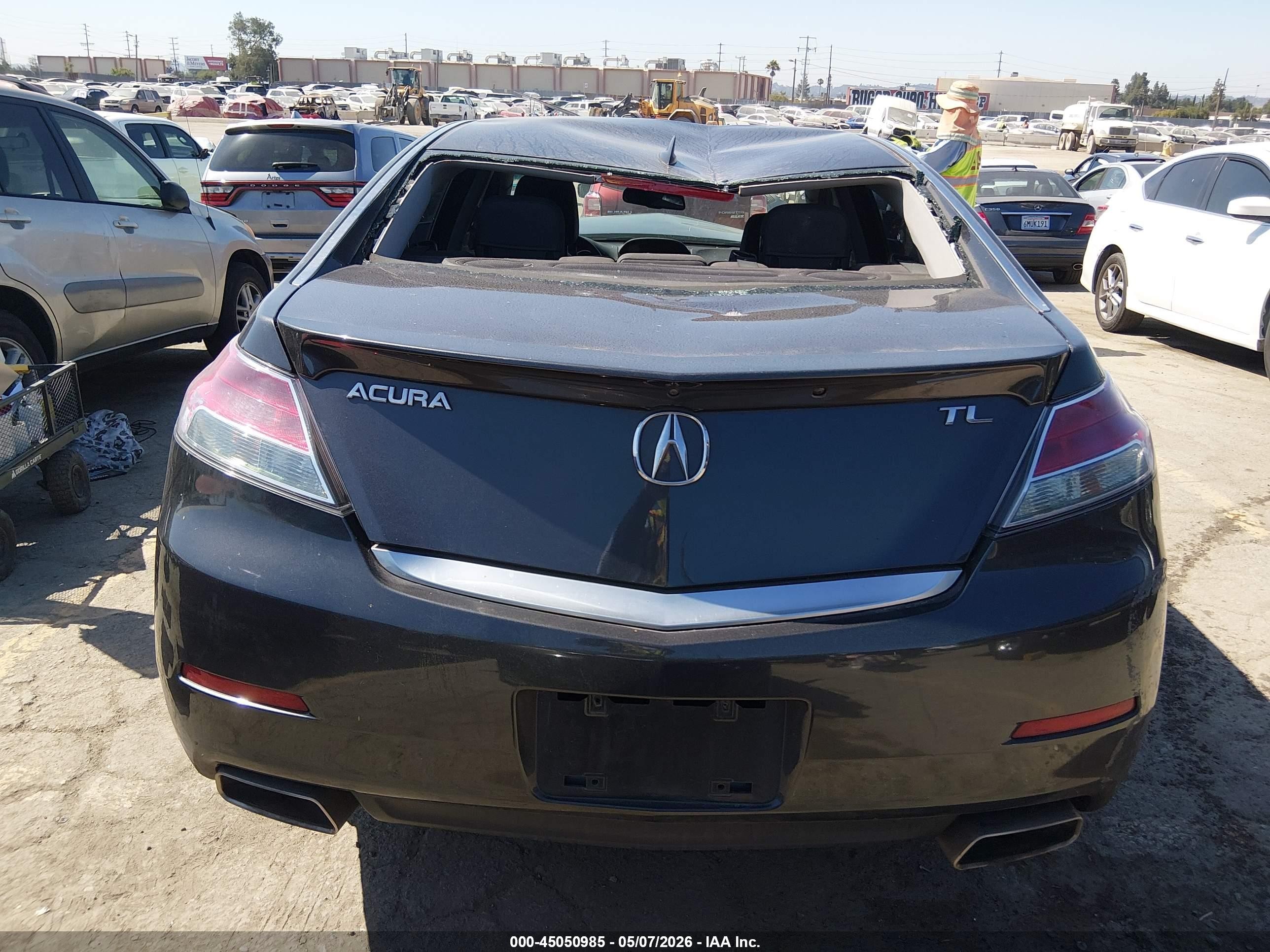 2012 Acura Tl 3.5 Gray vin: 19UUA8F59CA026287