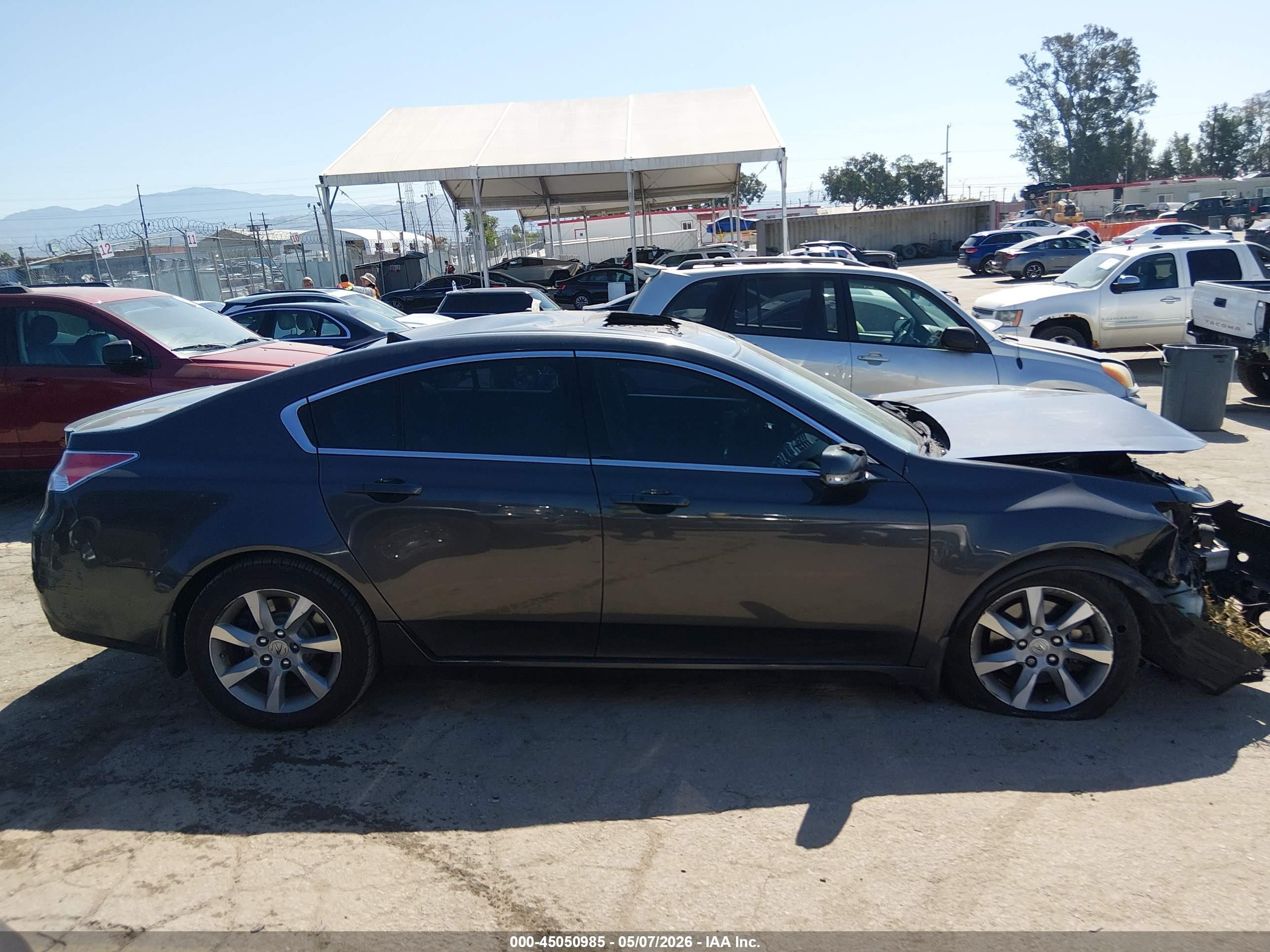 2012 Acura Tl 3.5 Gray vin: 19UUA8F59CA026287