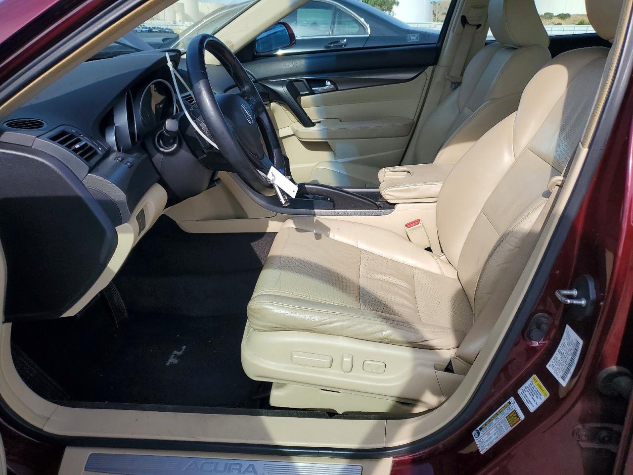 2012 Acura Tl Бордовый vin: 19UUA8F59CA027312