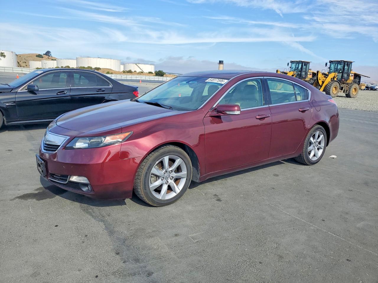2012 Acura Tl Бордовый vin: 19UUA8F59CA027312
