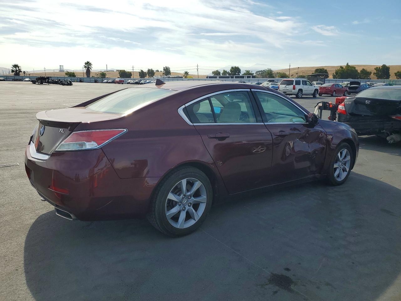 2012 Acura Tl Бордовый vin: 19UUA8F59CA027312