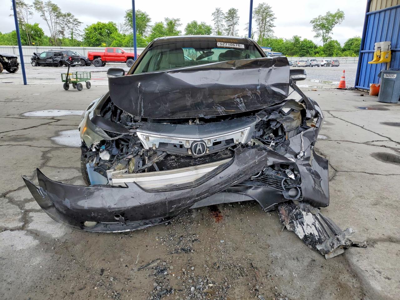 2013 Acura Tl Tech Серый vin: 19UUA8F59DA000418