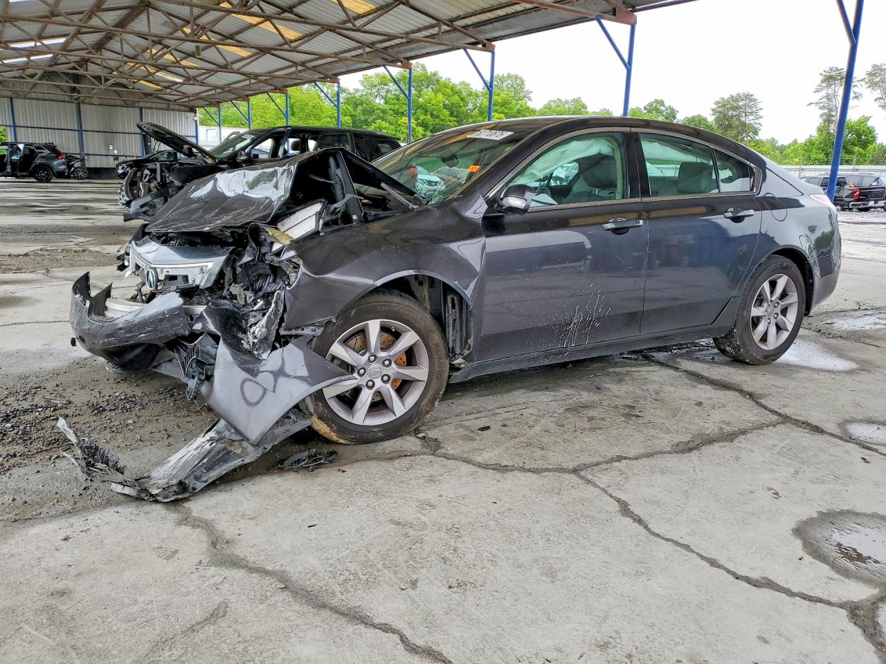 2013 Acura Tl Tech Серый vin: 19UUA8F59DA000418