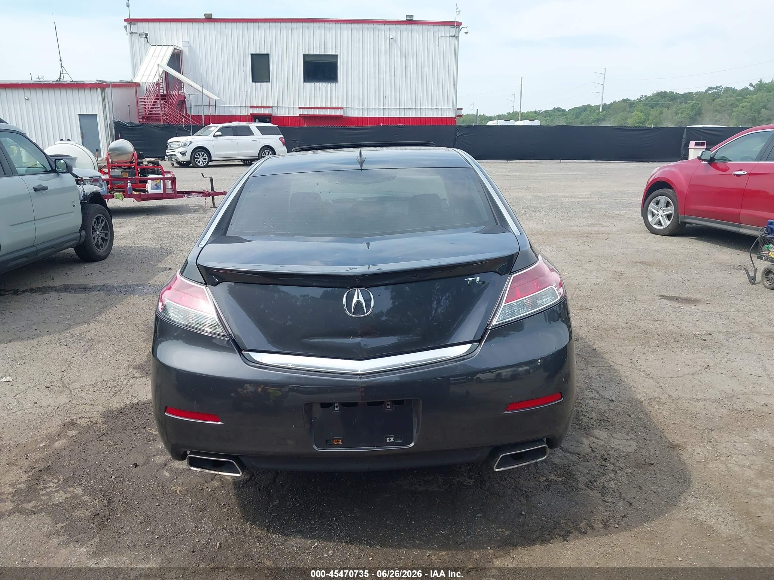 2013 Acura Tl 3.5 Gray vin: 19UUA8F59DA006218