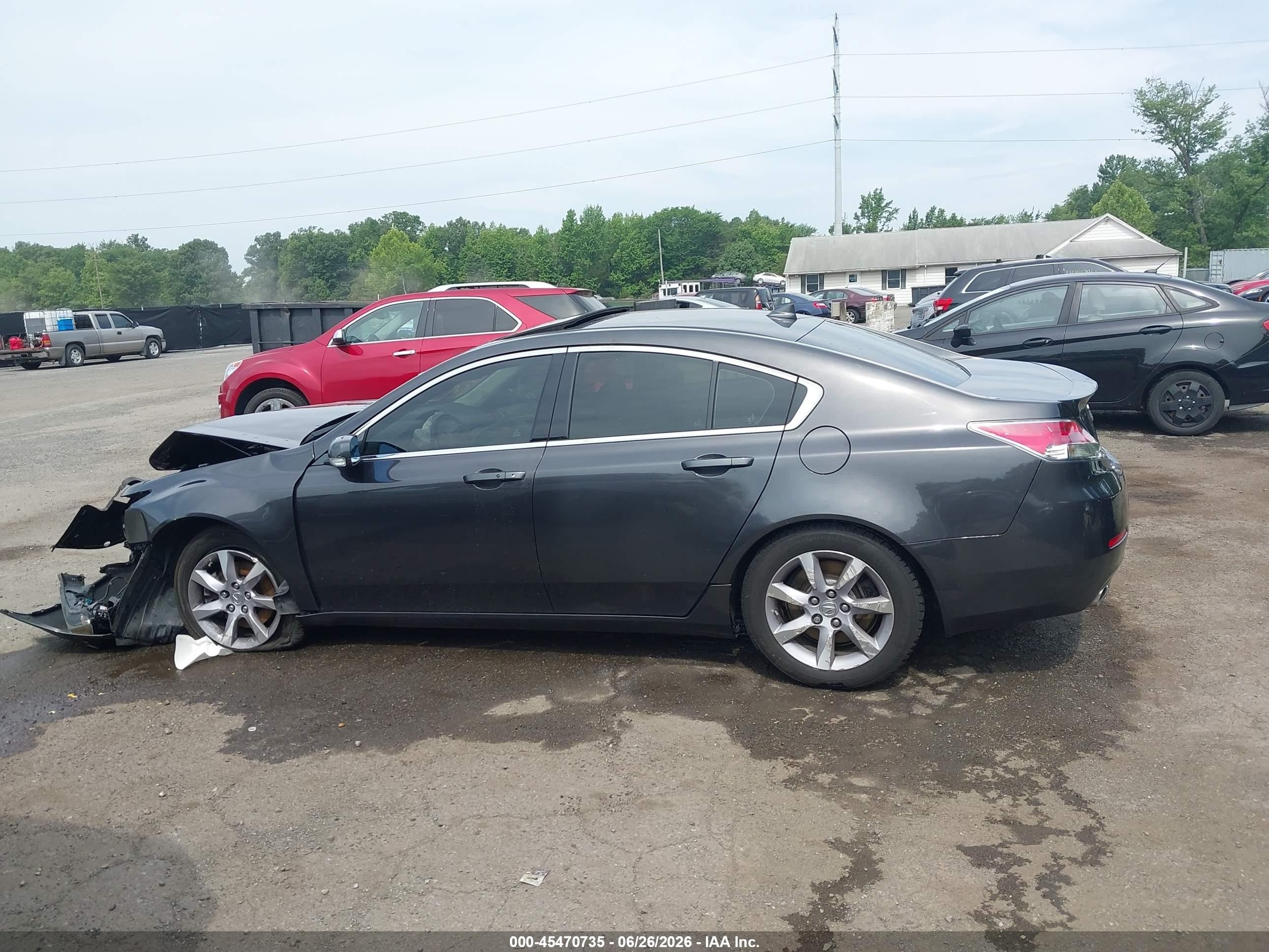 2013 Acura Tl 3.5 Gray vin: 19UUA8F59DA006218