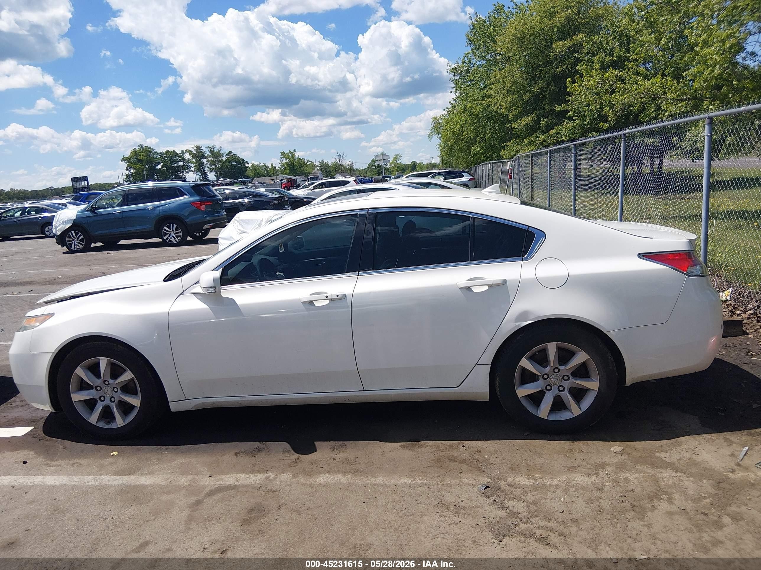 2013 Acura Tl 3.5 Белый vin: 19UUA8F59DA016666