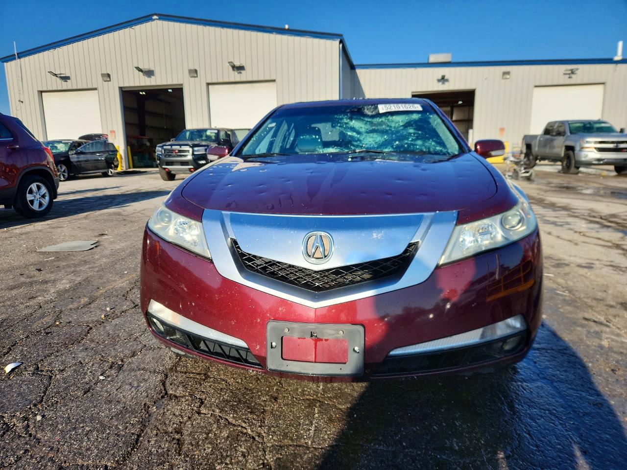 2010 Acura Tl Maroon vin: 19UUA8F5XAA004876