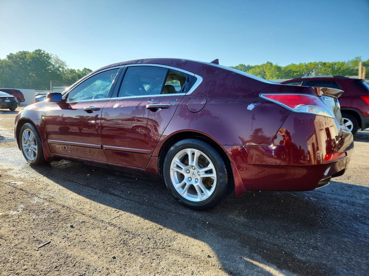 2010 Acura Tl Maroon vin: 19UUA8F5XAA004876