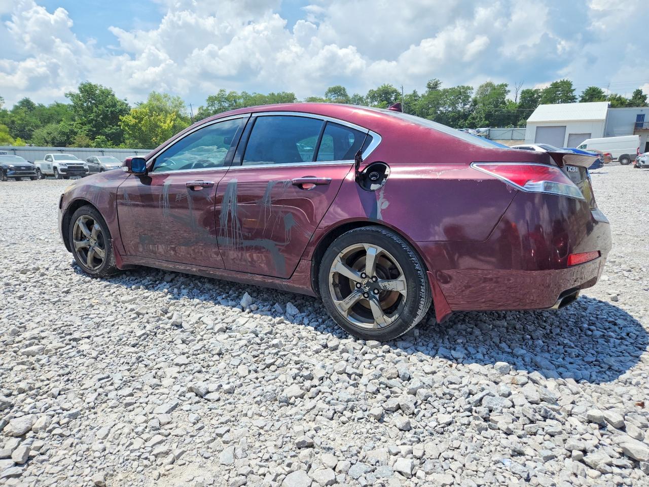 2010 Acura Tl Burgundy vin: 19UUA8F5XAA019183
