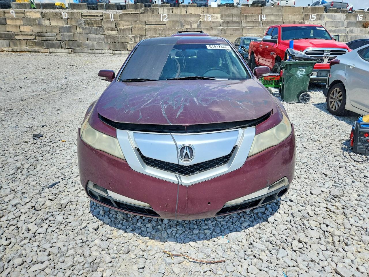 2010 Acura Tl Burgundy vin: 19UUA8F5XAA019183