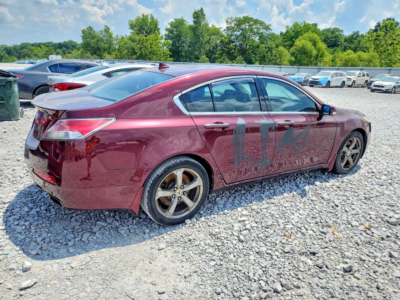2010 Acura Tl Burgundy vin: 19UUA8F5XAA019183