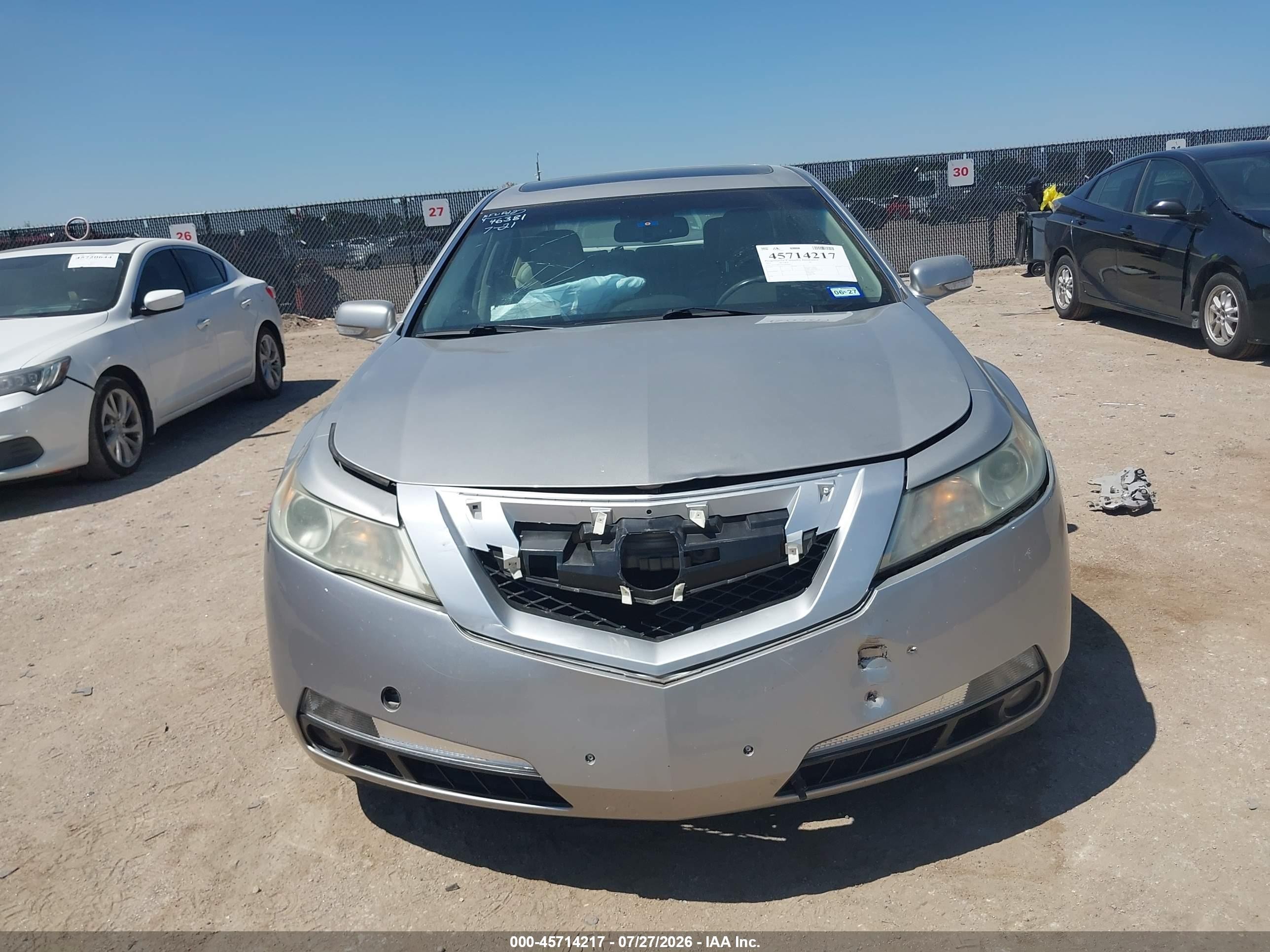 2011 Acura Tl 3.5 Gray vin: 19UUA8F5XBA002899