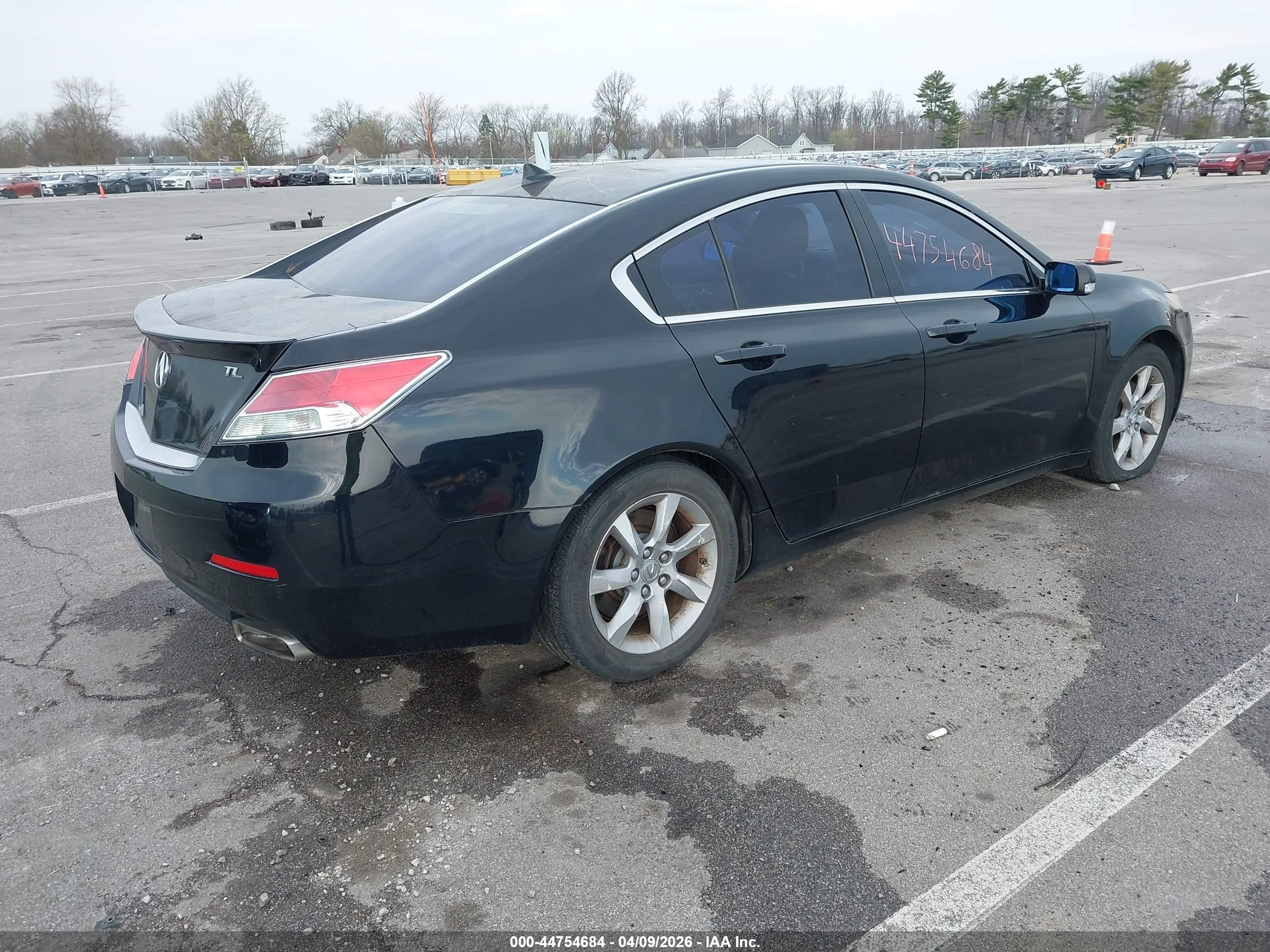 2012 Acura Tl 3.5 Black vin: 19UUA8F5XCA011748