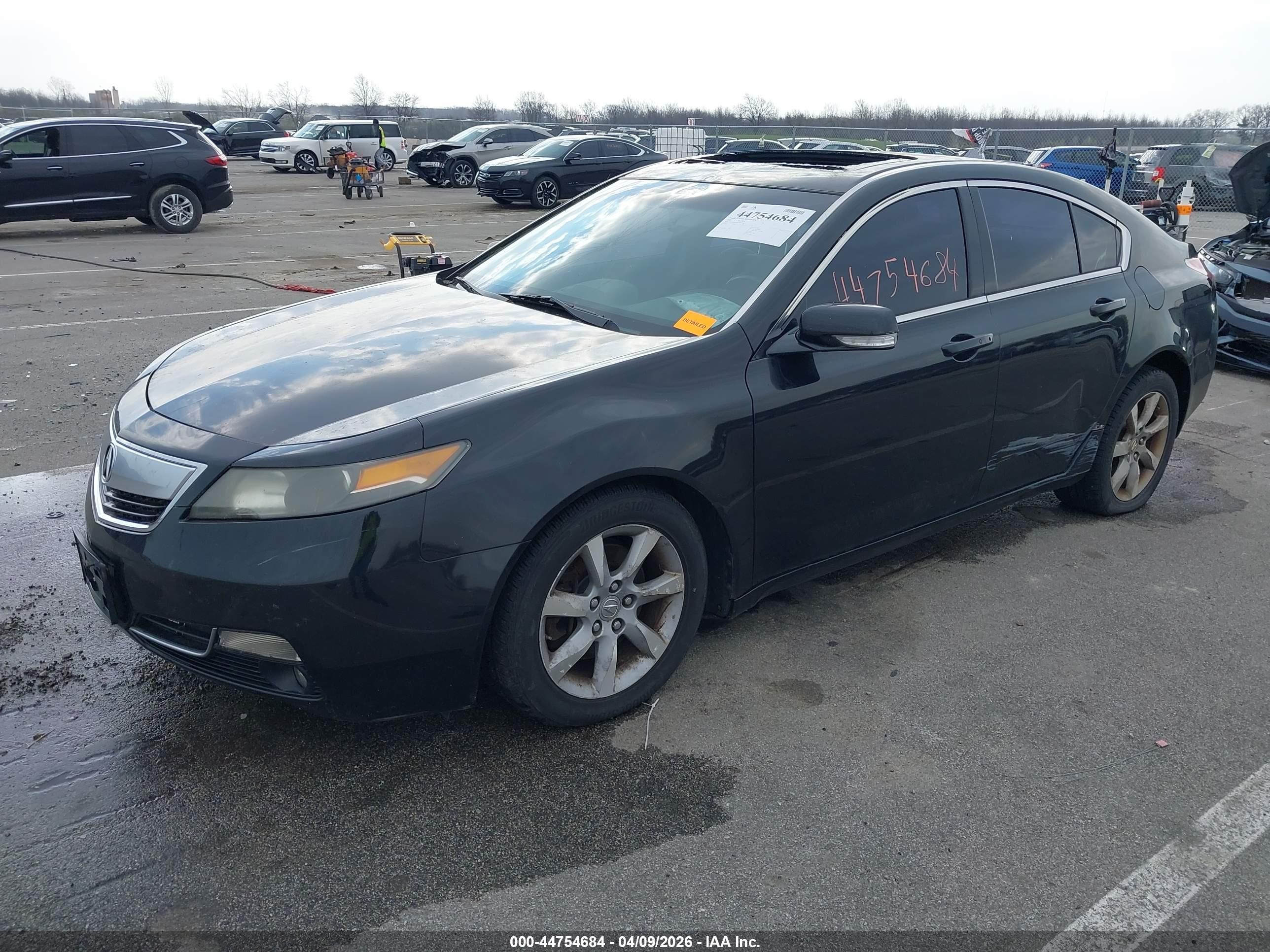 2012 Acura Tl 3.5 Black vin: 19UUA8F5XCA011748