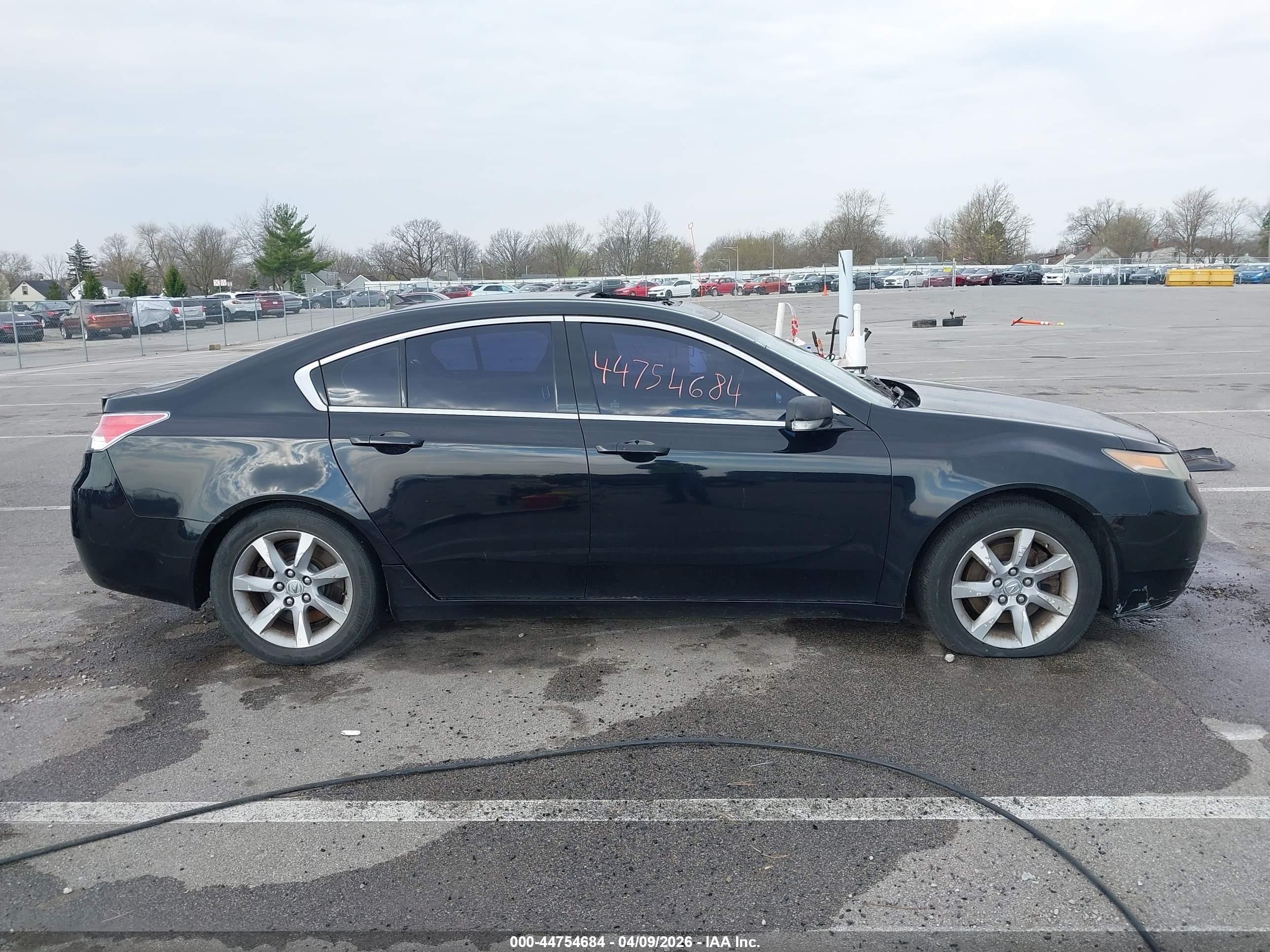 2012 Acura Tl 3.5 Black vin: 19UUA8F5XCA011748