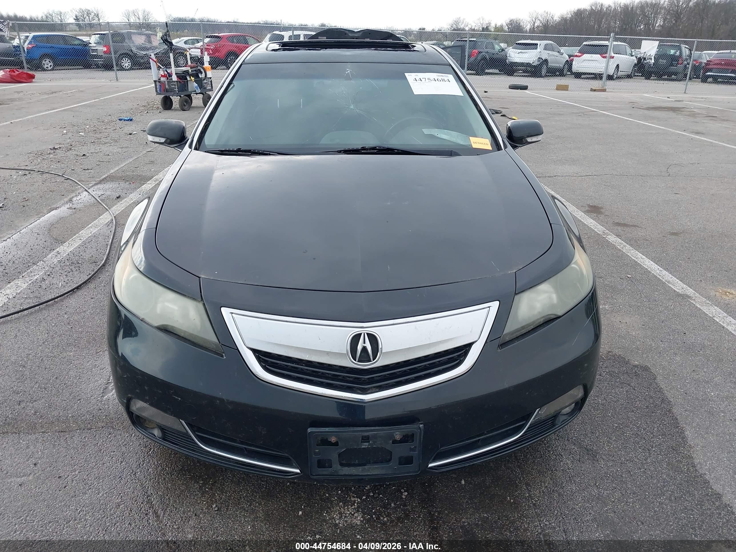 2012 Acura Tl 3.5 Black vin: 19UUA8F5XCA011748