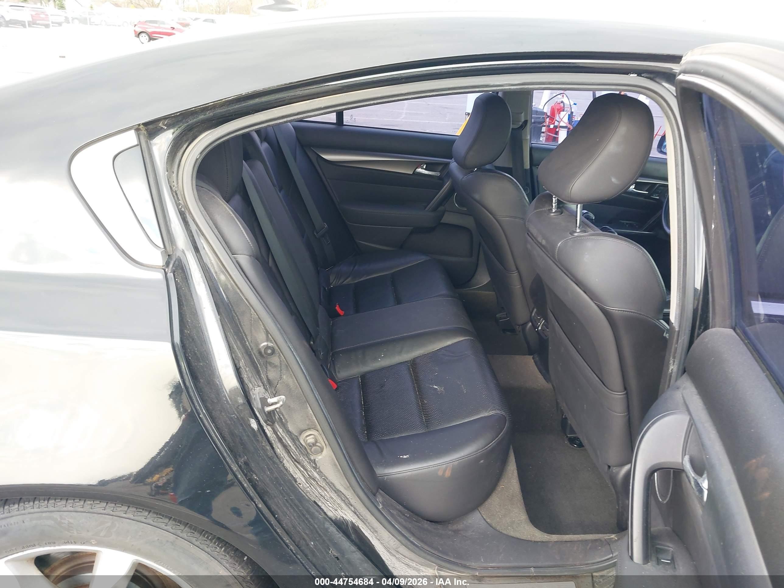 2012 Acura Tl 3.5 Black vin: 19UUA8F5XCA011748