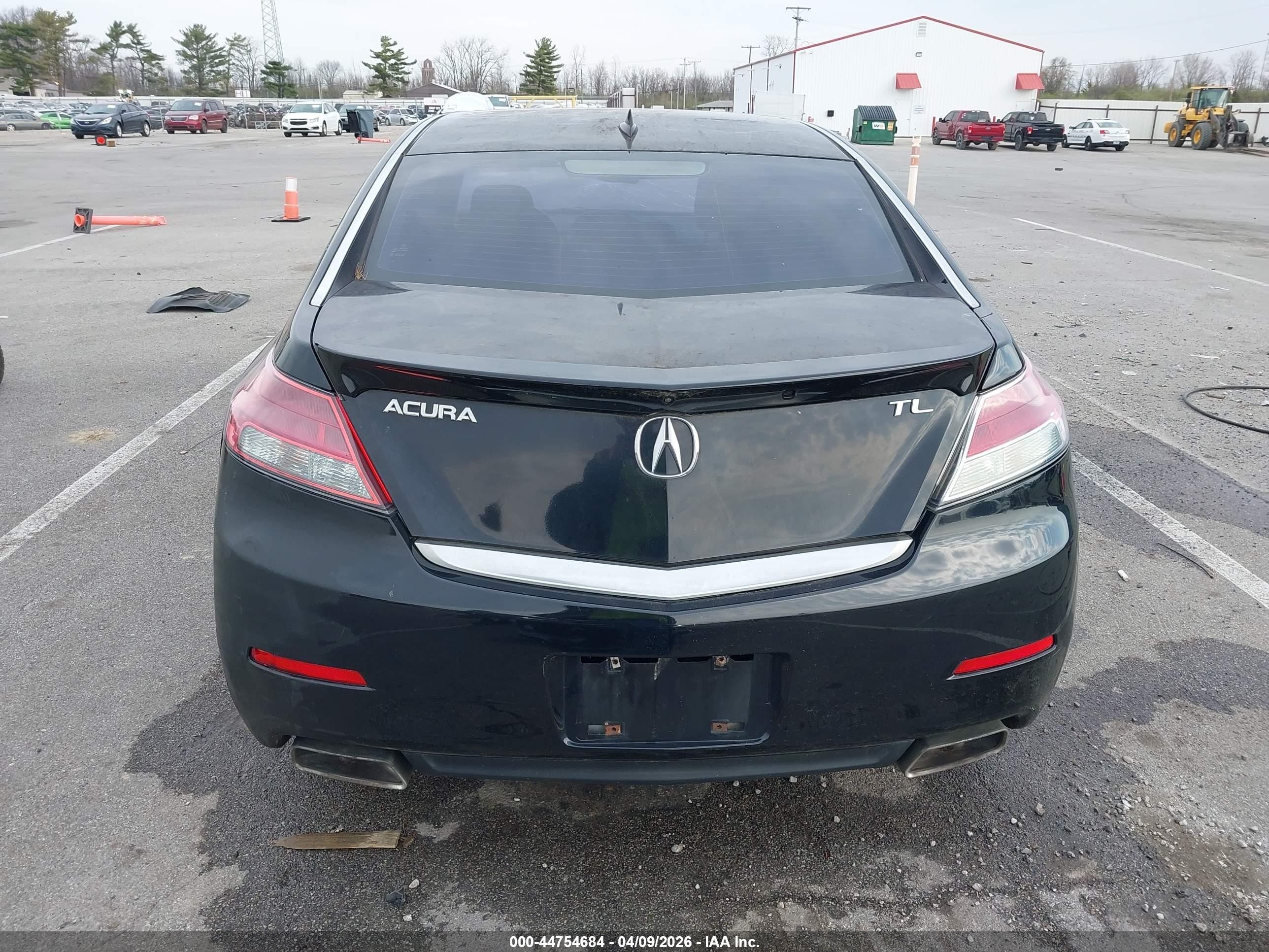 2012 Acura Tl 3.5 Black vin: 19UUA8F5XCA011748