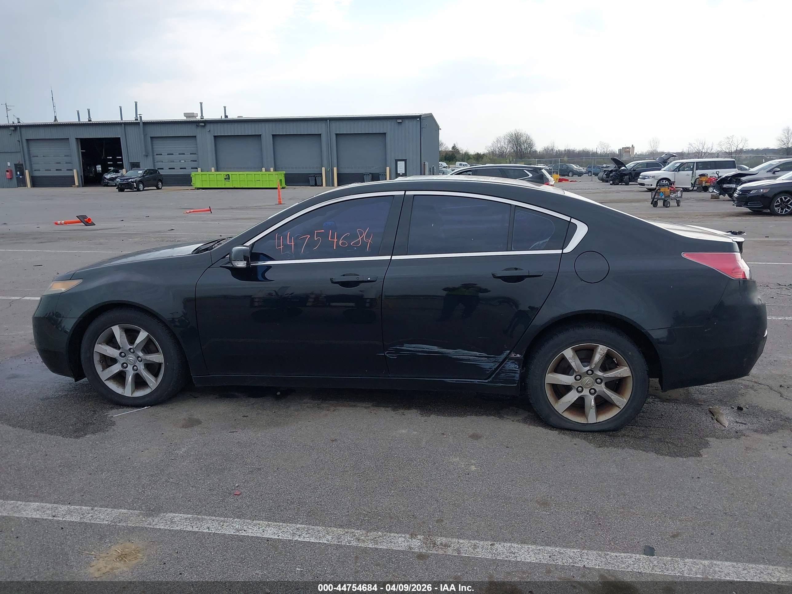 2012 Acura Tl 3.5 Black vin: 19UUA8F5XCA011748