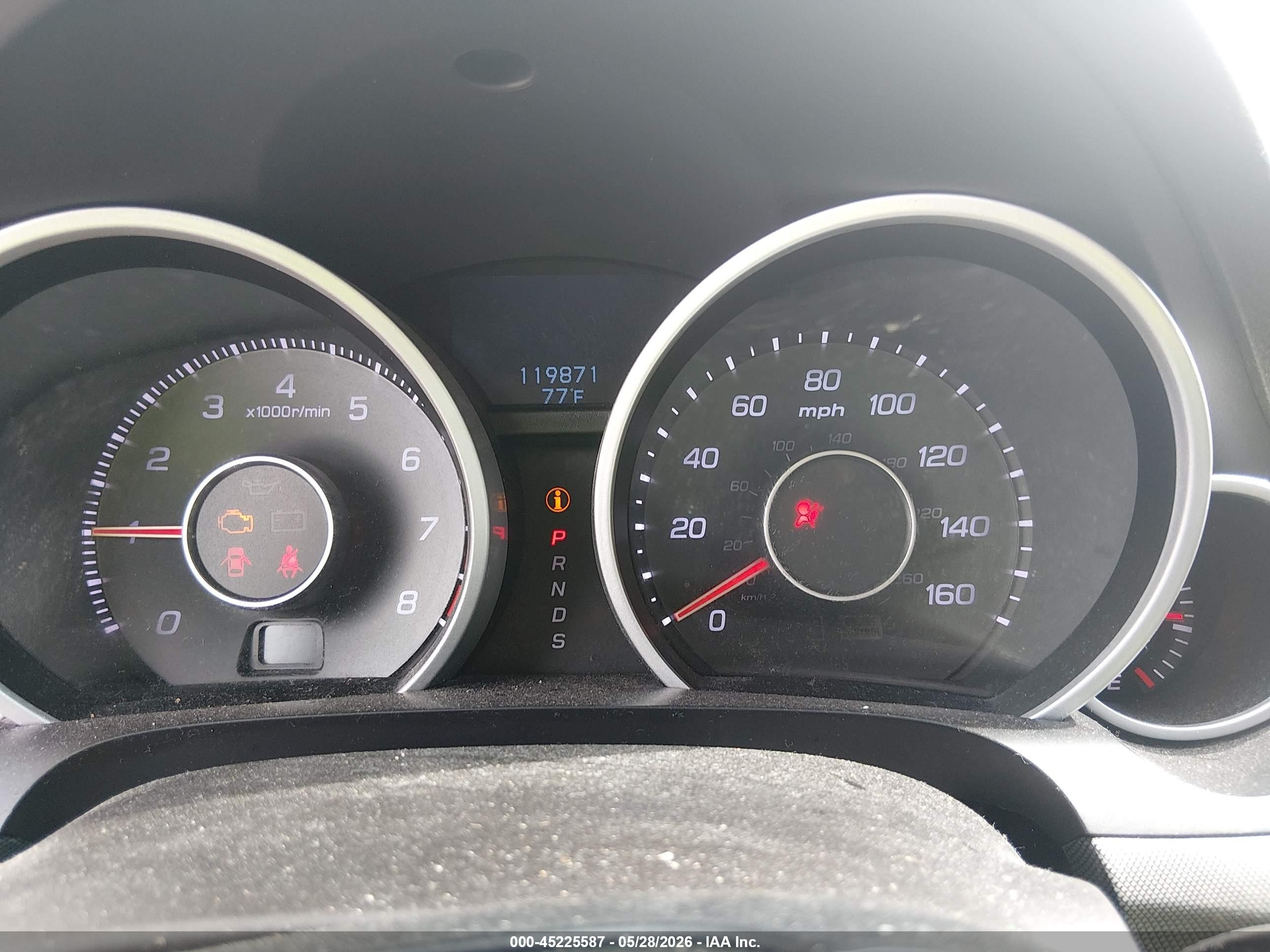 2012 Acura Tl 3.5 White vin: 19UUA8F5XCA015606
