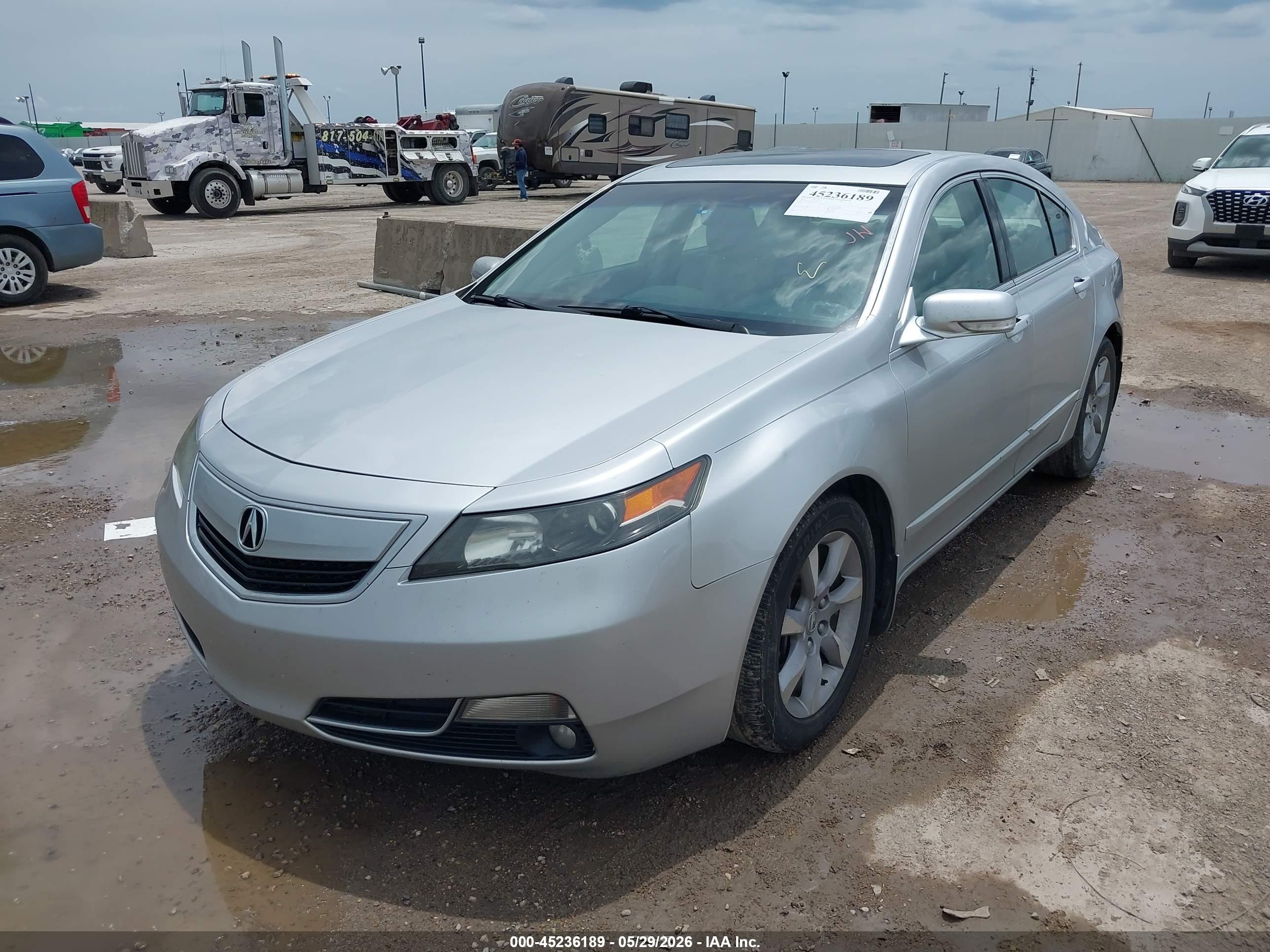 2012 Acura Tl 3.5 Silver vin: 19UUA8F5XCA027335