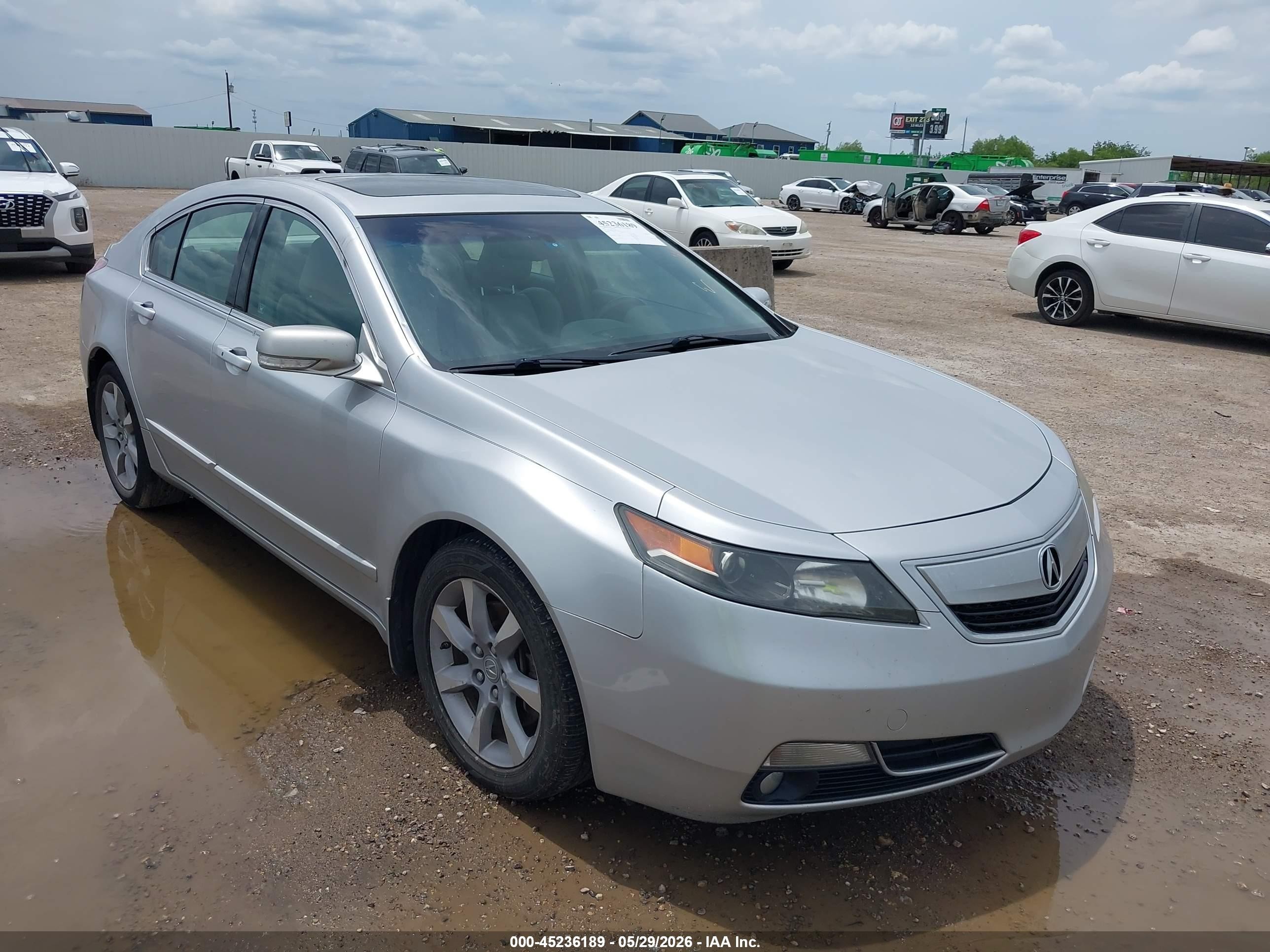 2012 Acura Tl 3.5 Silver vin: 19UUA8F5XCA027335