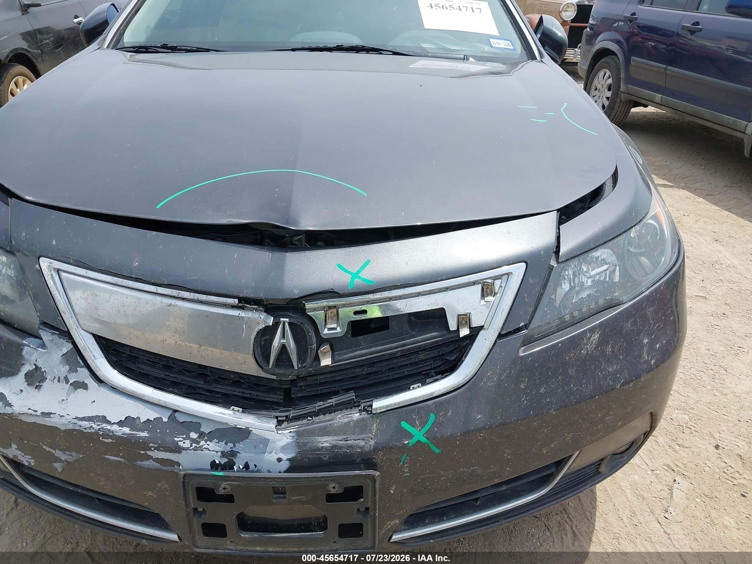 2012 Acura Tl 3.5 Black vin: 19UUA8F5XCA038206
