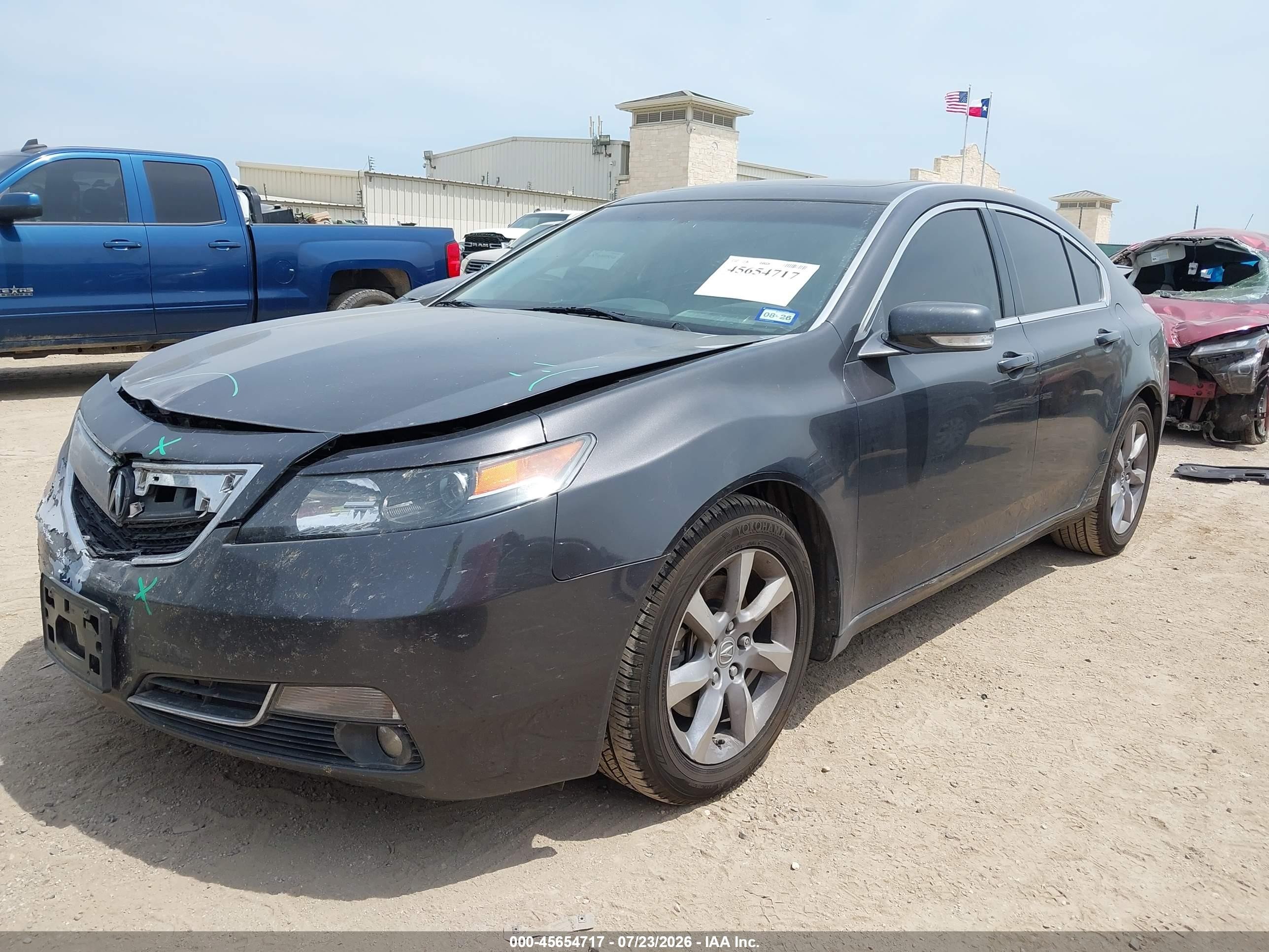 2012 Acura Tl 3.5 Black vin: 19UUA8F5XCA038206