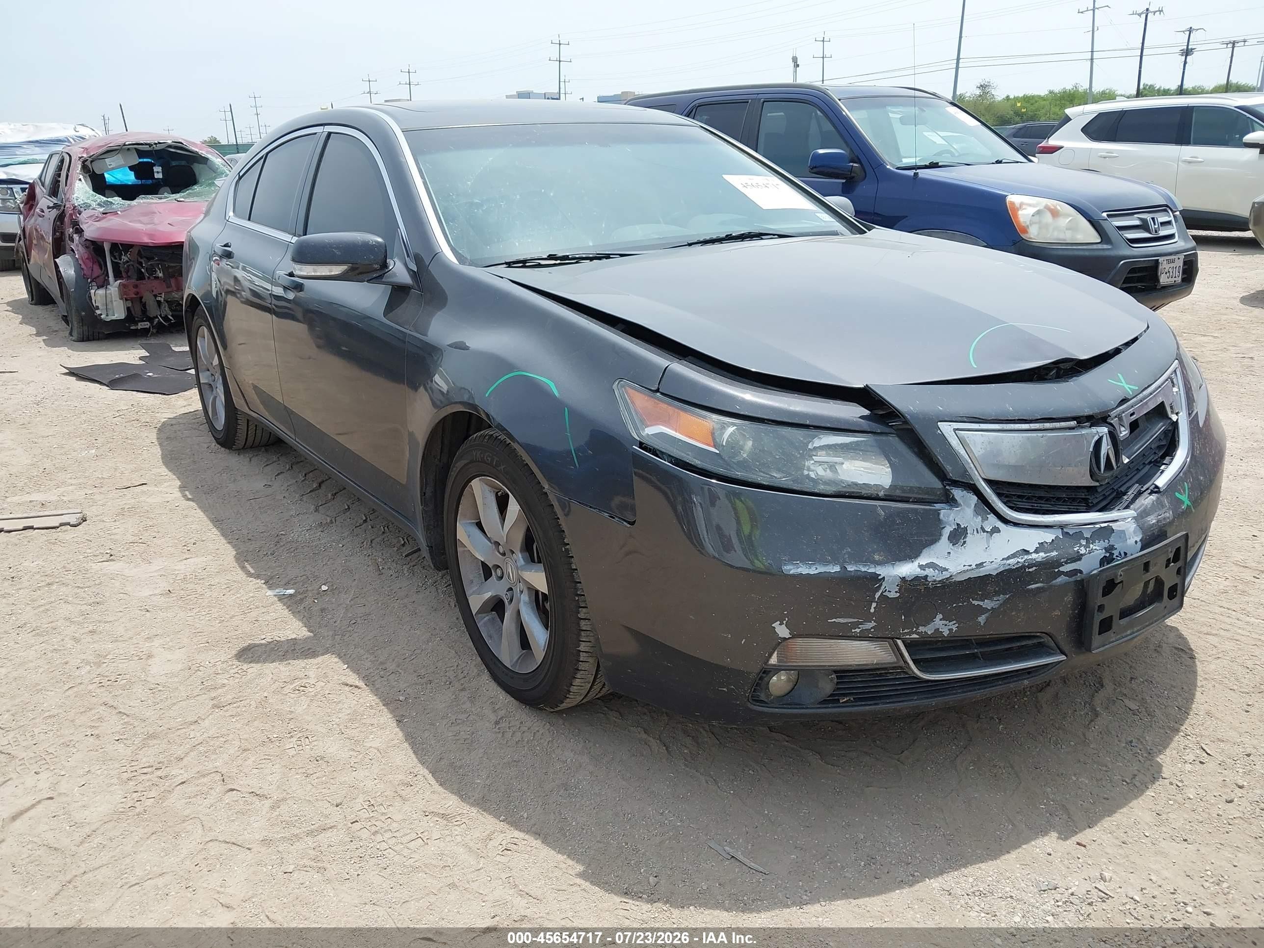 2012 Acura Tl 3.5 Black vin: 19UUA8F5XCA038206