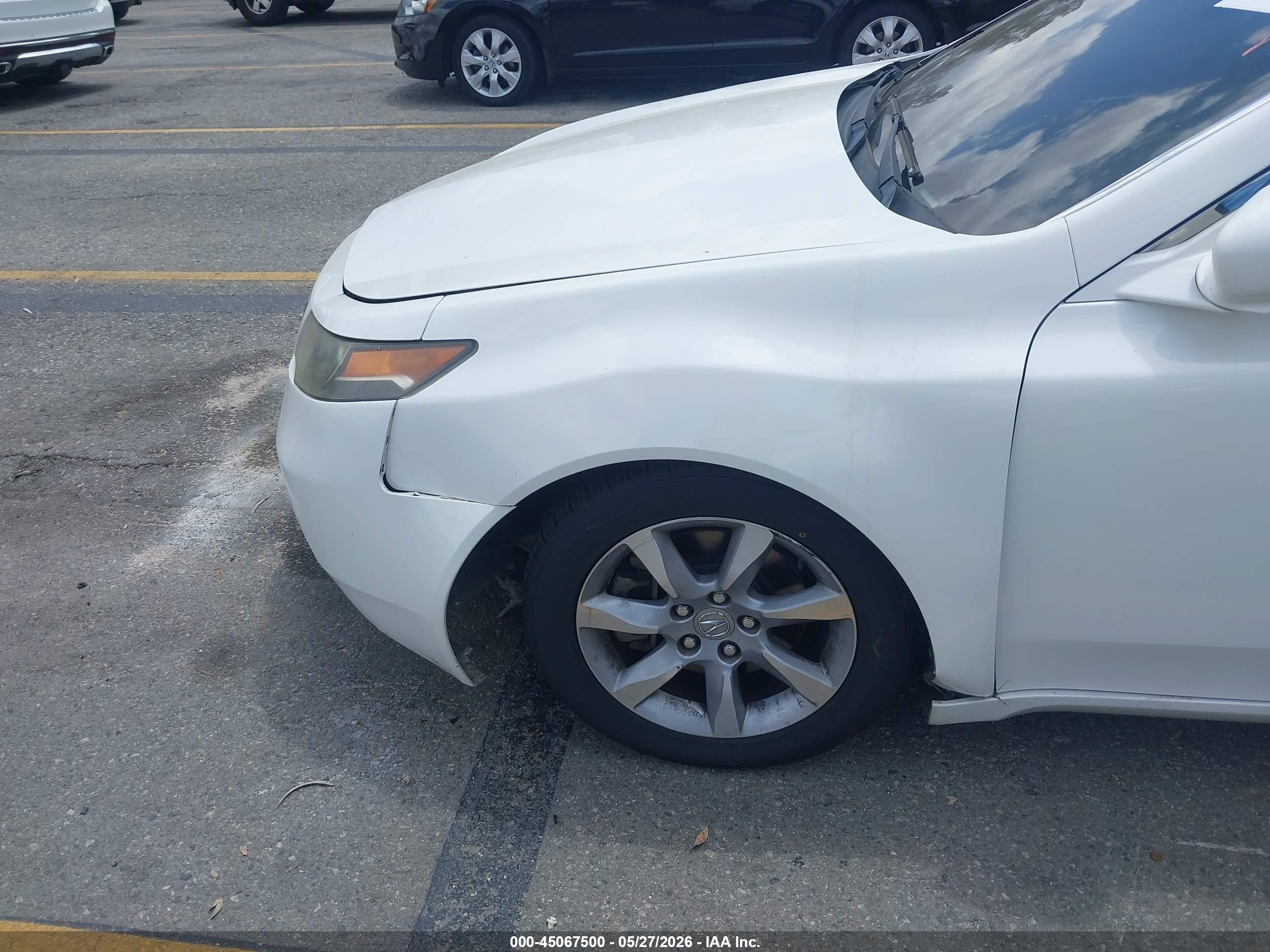 2012 Acura Tl 3.5 White vin: 19UUA8F5XCA039890