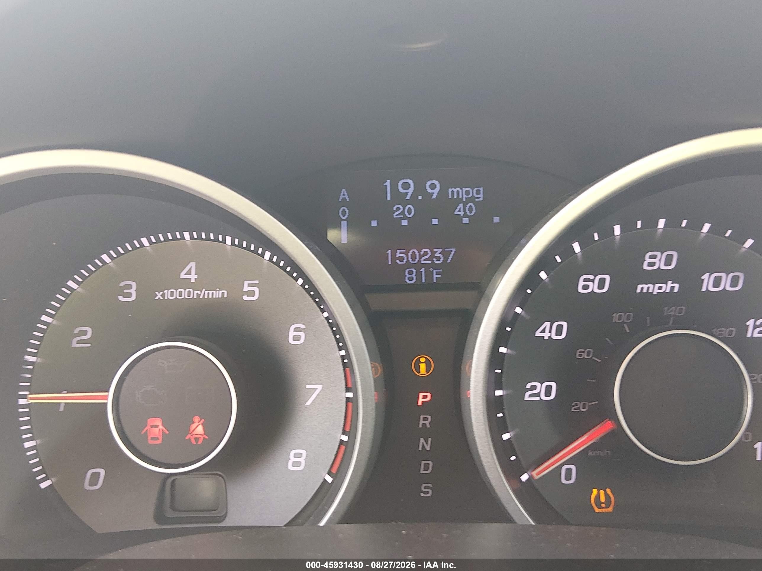 2013 Acura Tl 3.5 White vin: 19UUA8F5XDA006535