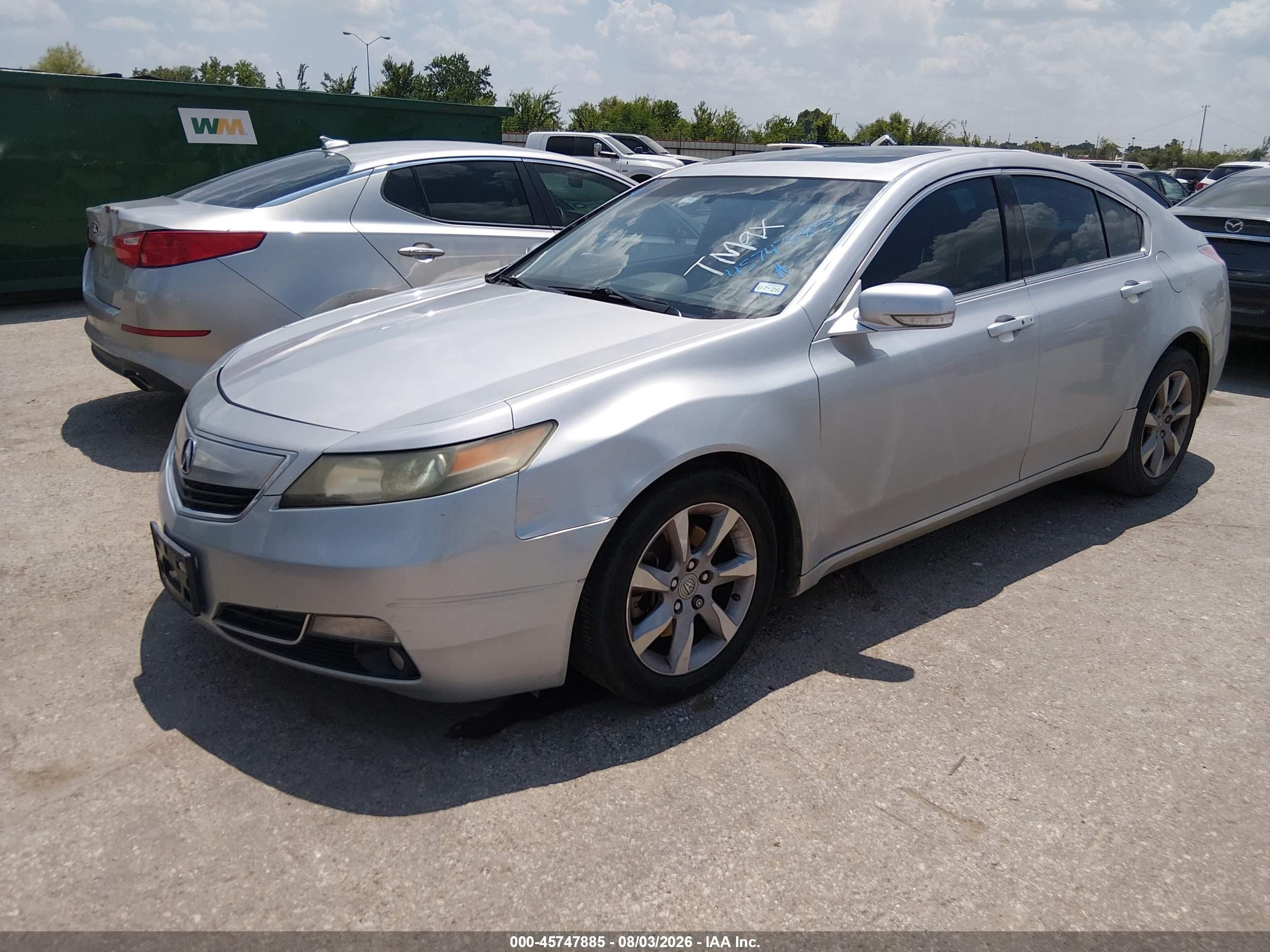 2013 Acura Tl 3.5 Silver vin: 19UUA8F5XDA010469