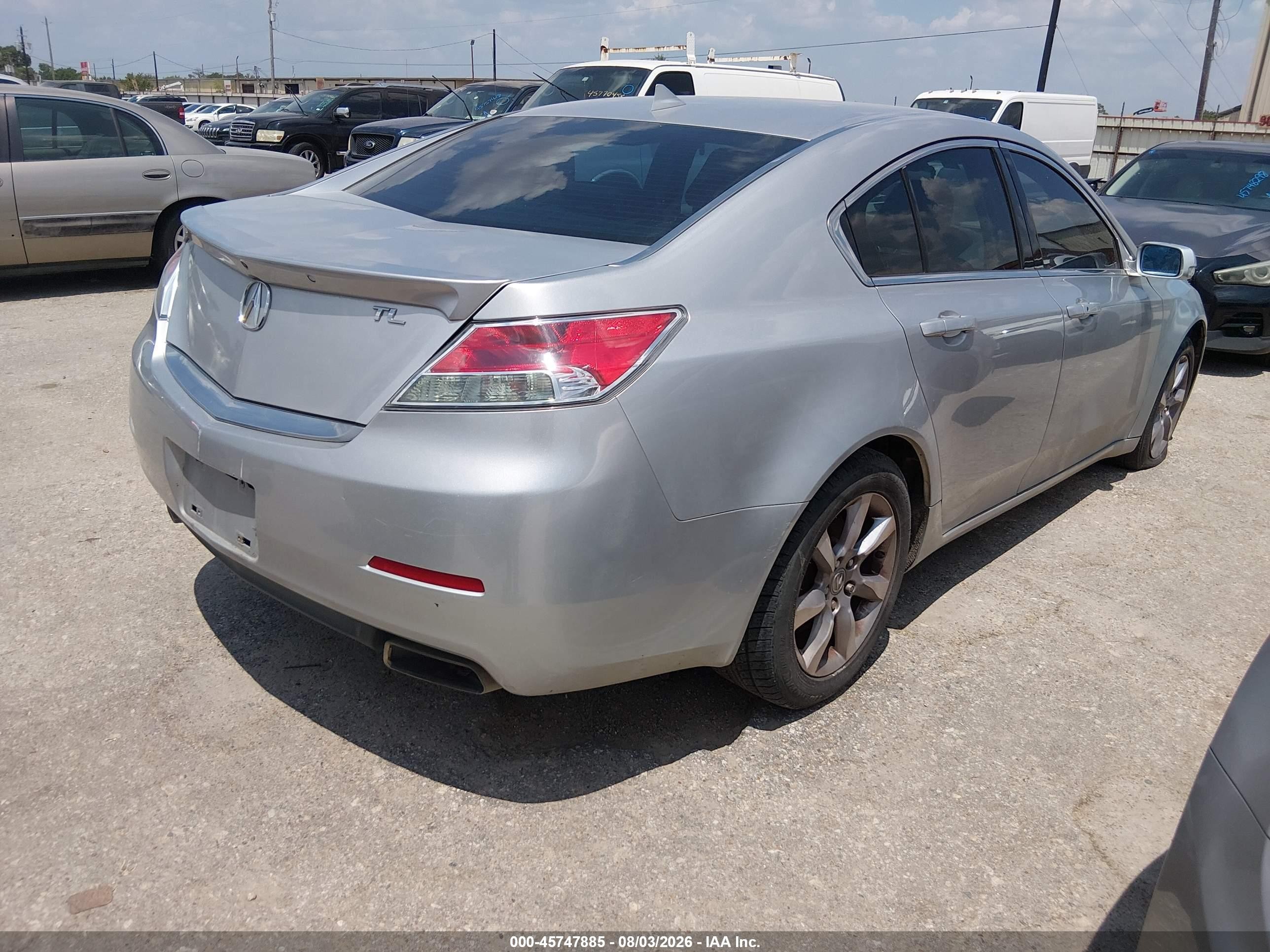 2013 Acura Tl 3.5 Silver vin: 19UUA8F5XDA010469