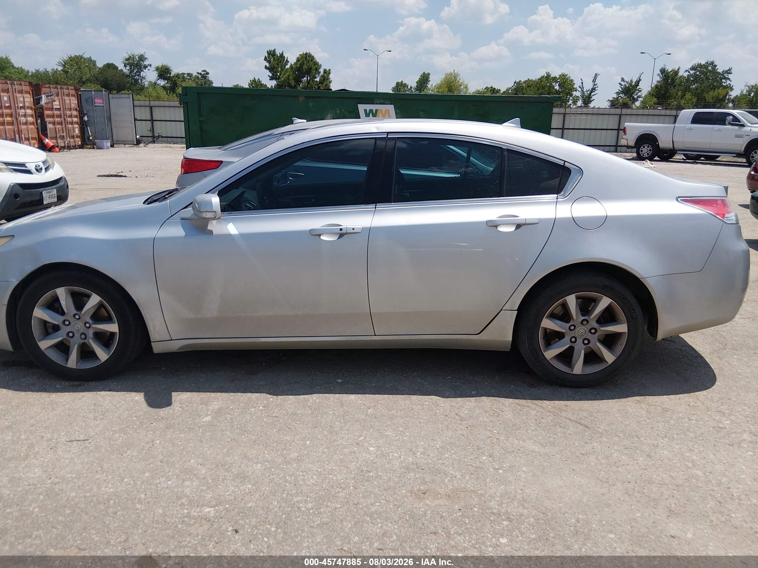 2013 Acura Tl 3.5 Silver vin: 19UUA8F5XDA010469